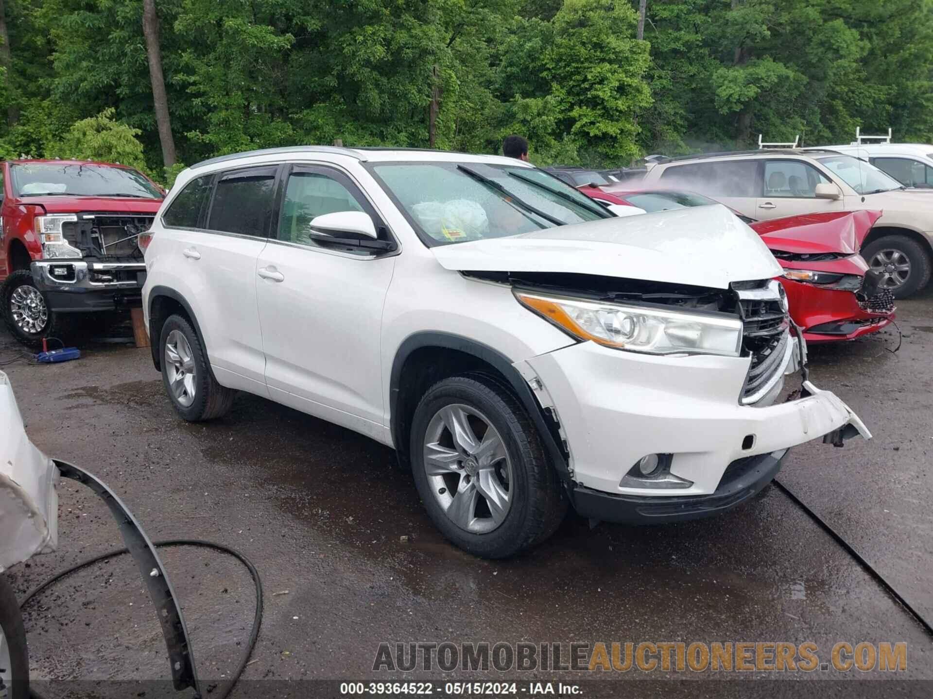 5TDDKRFH1FS153876 TOYOTA HIGHLANDER 2015