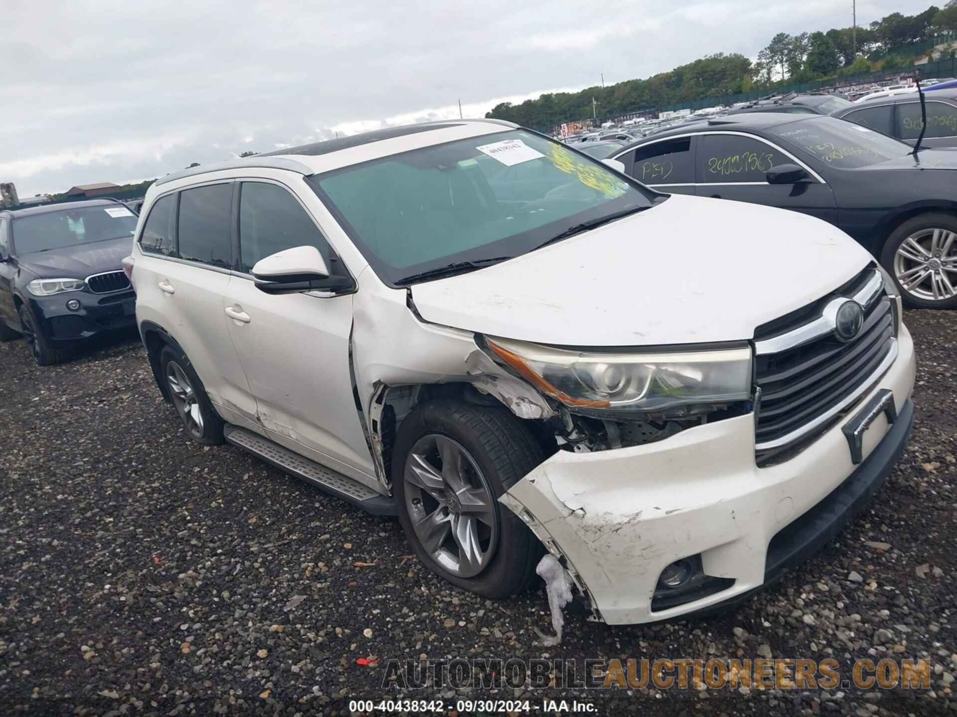 5TDDKRFH1FS156213 TOYOTA HIGHLANDER 2015