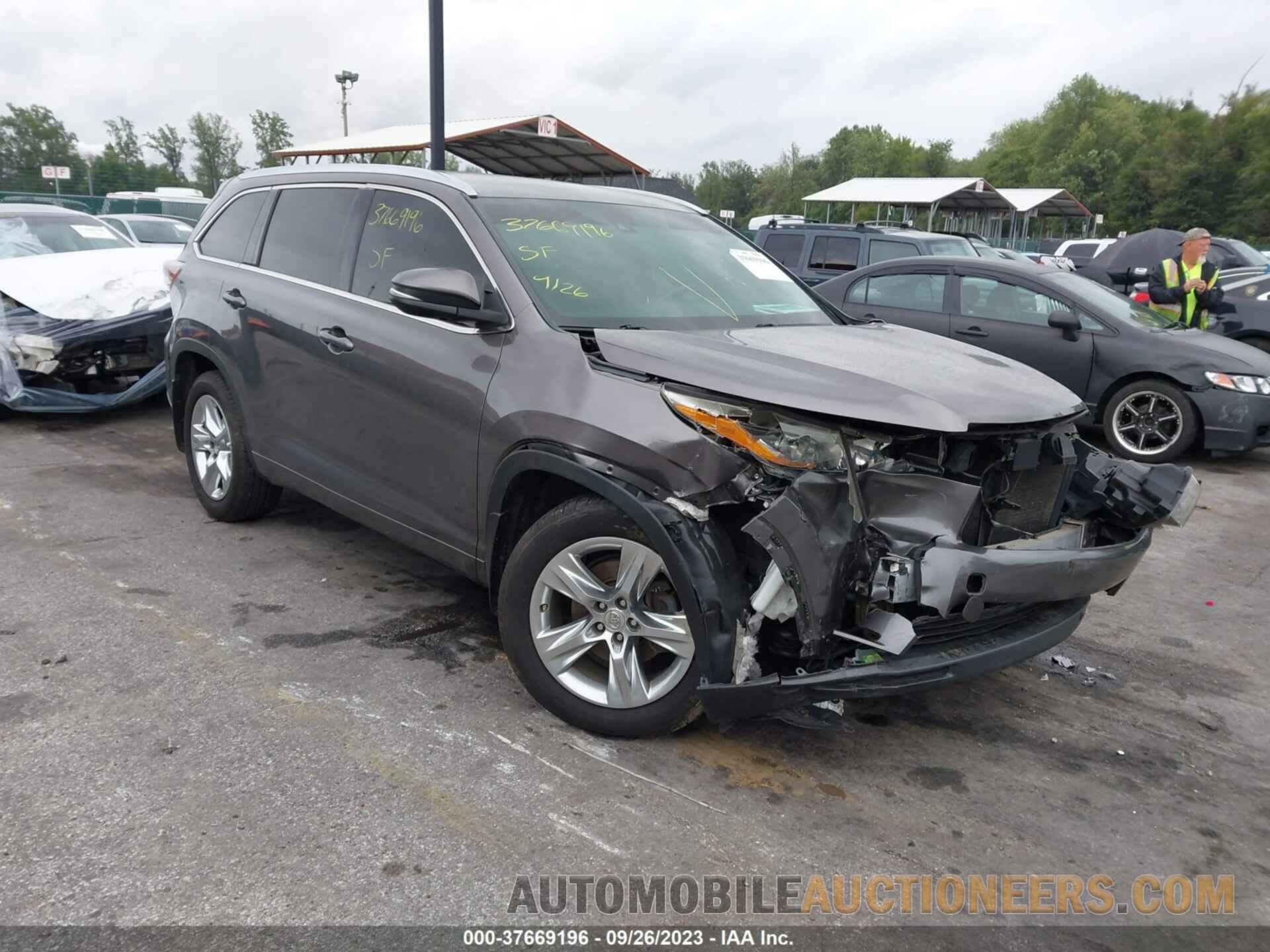 5TDDKRFH1FS167230 TOYOTA HIGHLANDER 2015