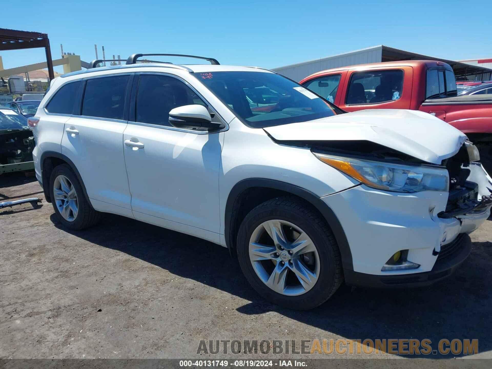 5TDDKRFH1FS175716 TOYOTA HIGHLANDER 2015