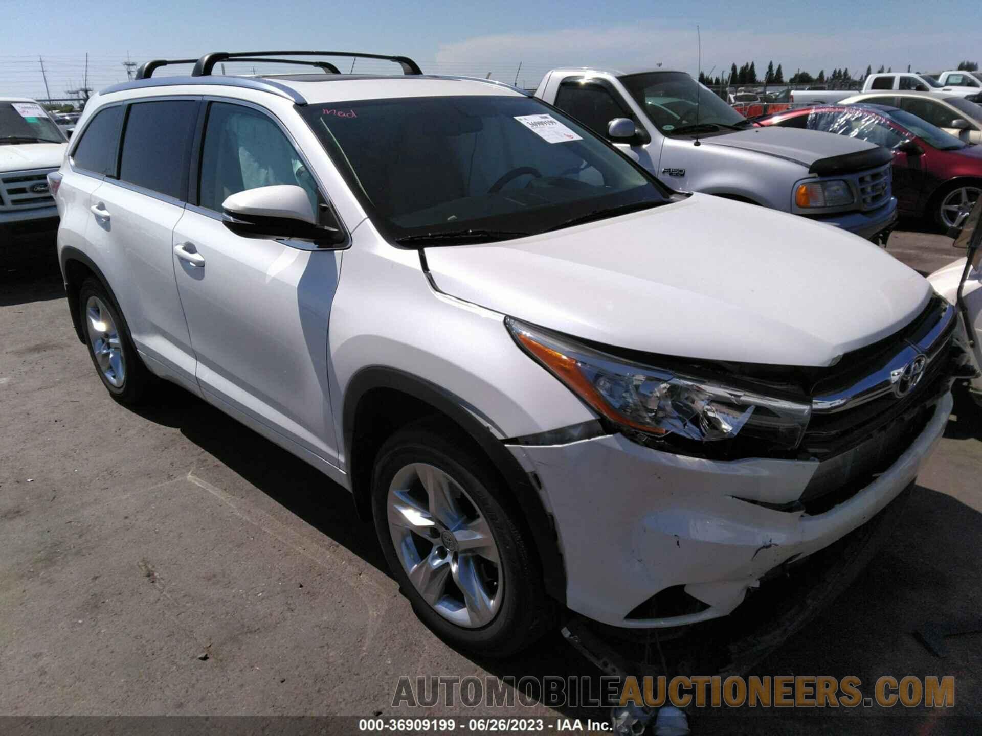 5TDDKRFH1FS207032 TOYOTA HIGHLANDER 2015