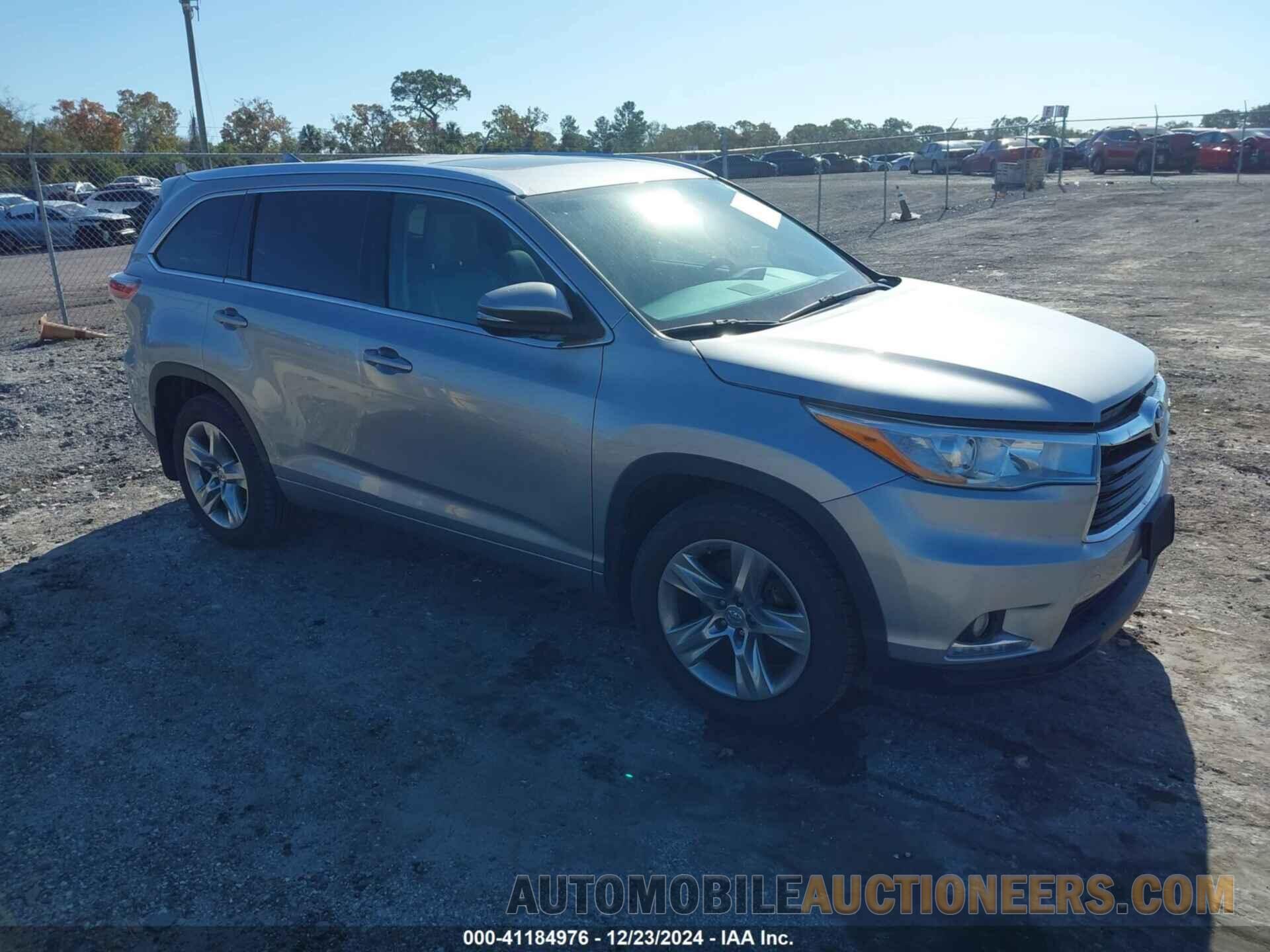 5TDDKRFH1FS214224 TOYOTA HIGHLANDER 2015