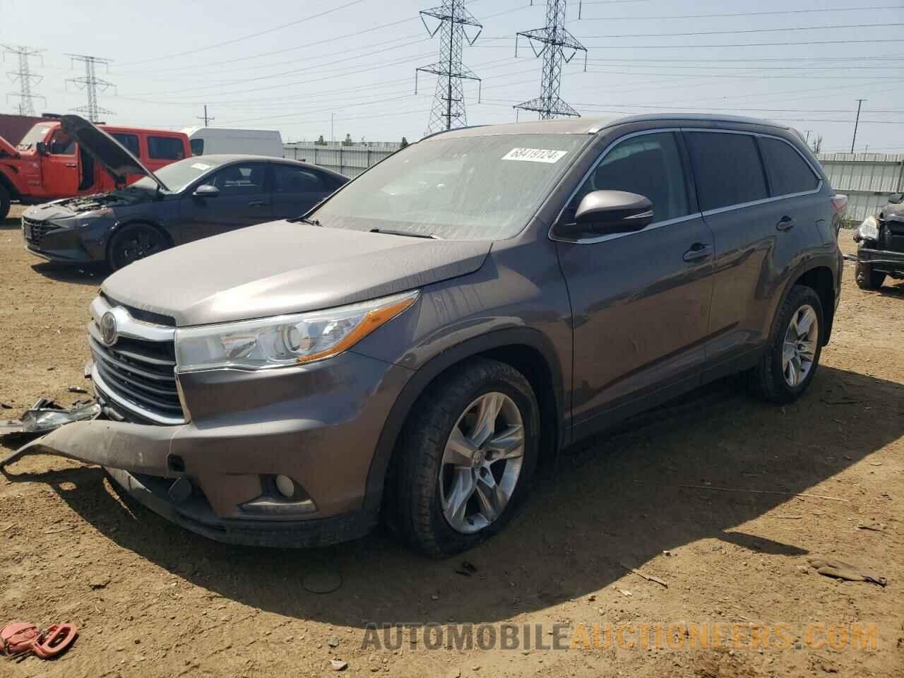 5TDDKRFH1FS214255 TOYOTA HIGHLANDER 2015