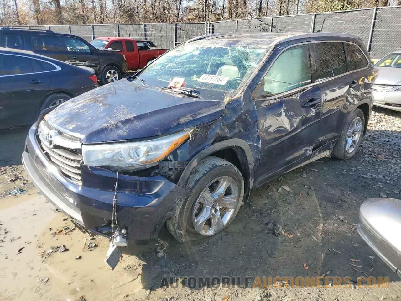 5TDDKRFH1GS234877 TOYOTA HIGHLANDER 2016