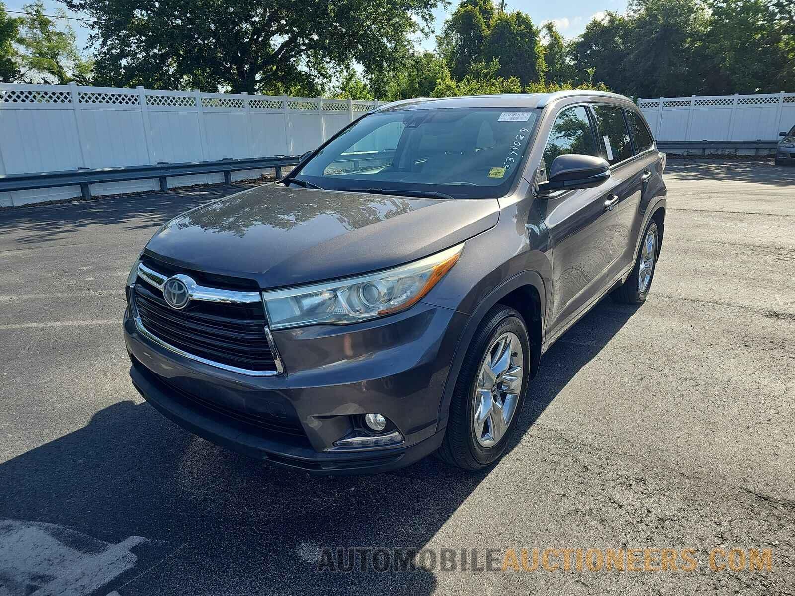 5TDDKRFH1GS255356 Toyota Highlander 2016