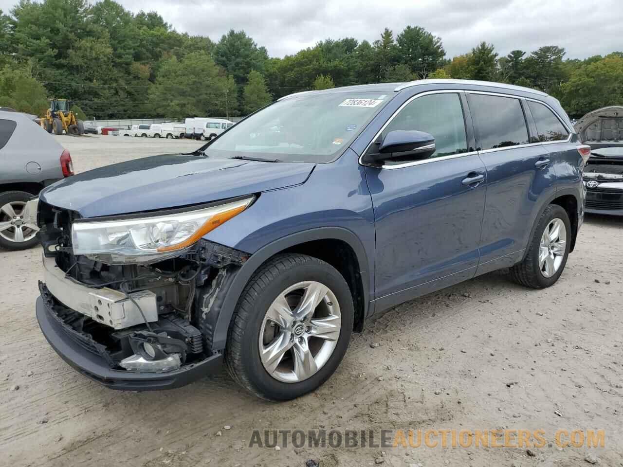 5TDDKRFH1GS257379 TOYOTA HIGHLANDER 2016