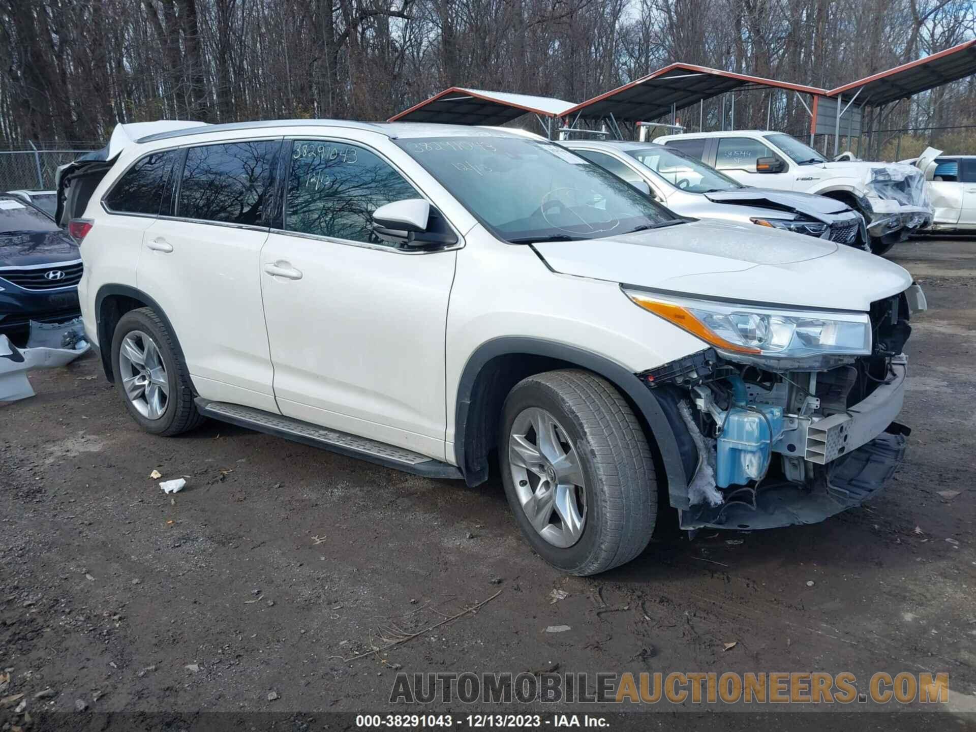 5TDDKRFH1GS280287 TOYOTA HIGHLANDER 2016