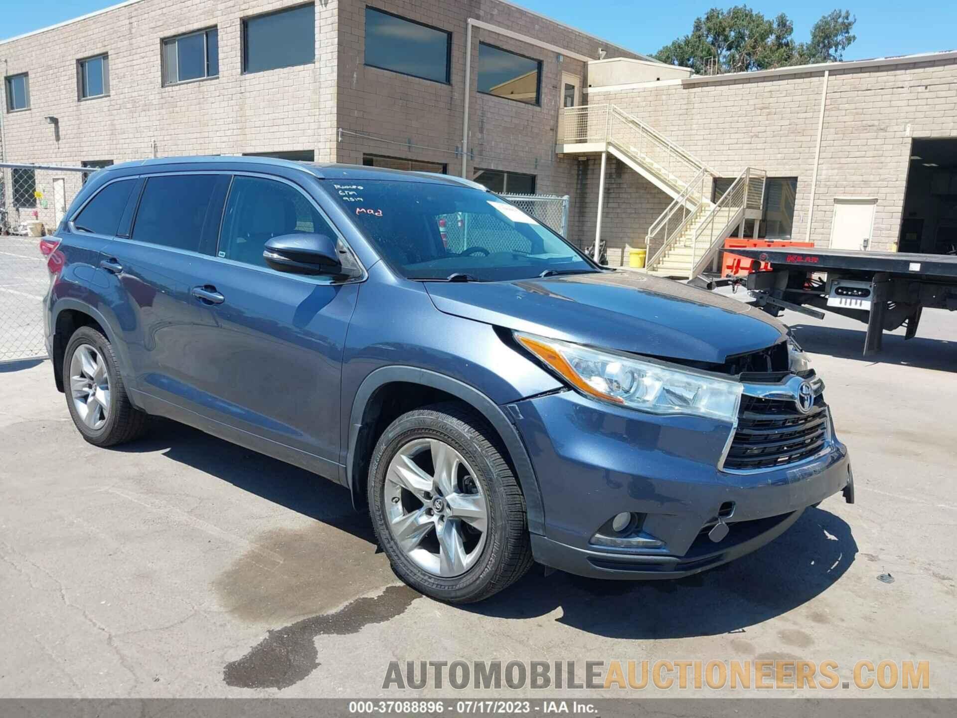 5TDDKRFH1GS281231 TOYOTA HIGHLANDER 2016