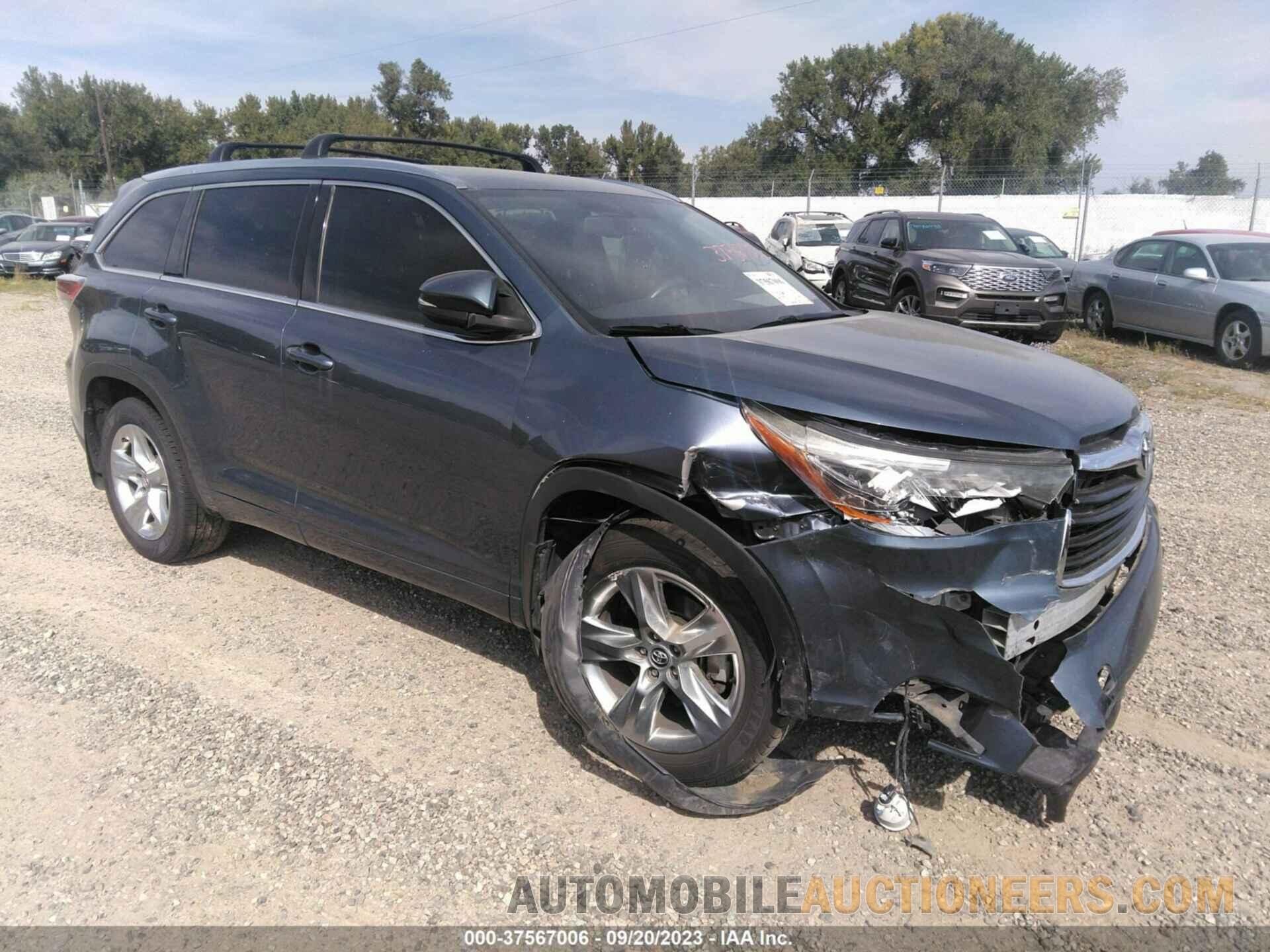 5TDDKRFH1GS300909 TOYOTA HIGHLANDER 2016