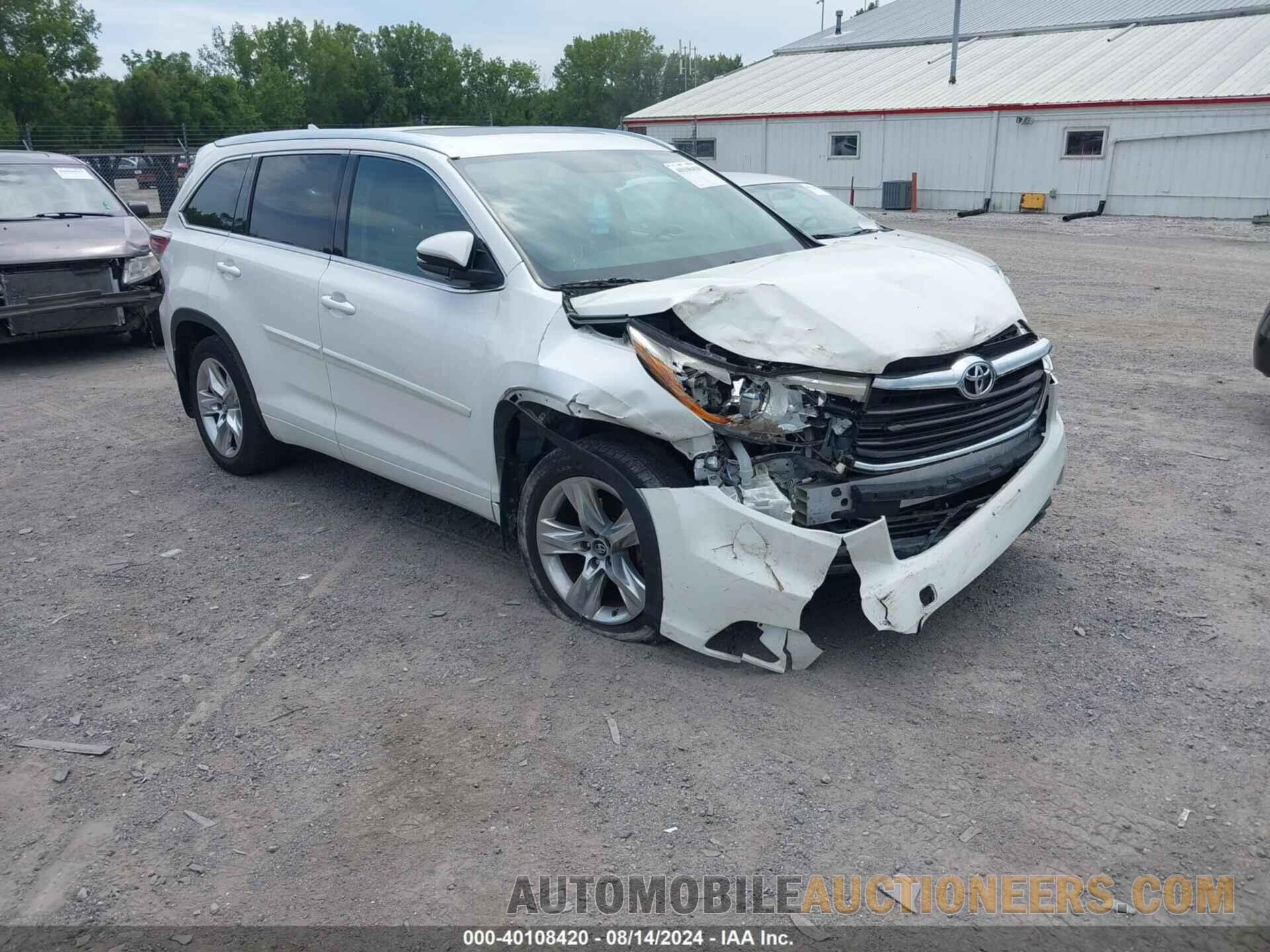 5TDDKRFH1GS308847 TOYOTA HIGHLANDER 2016