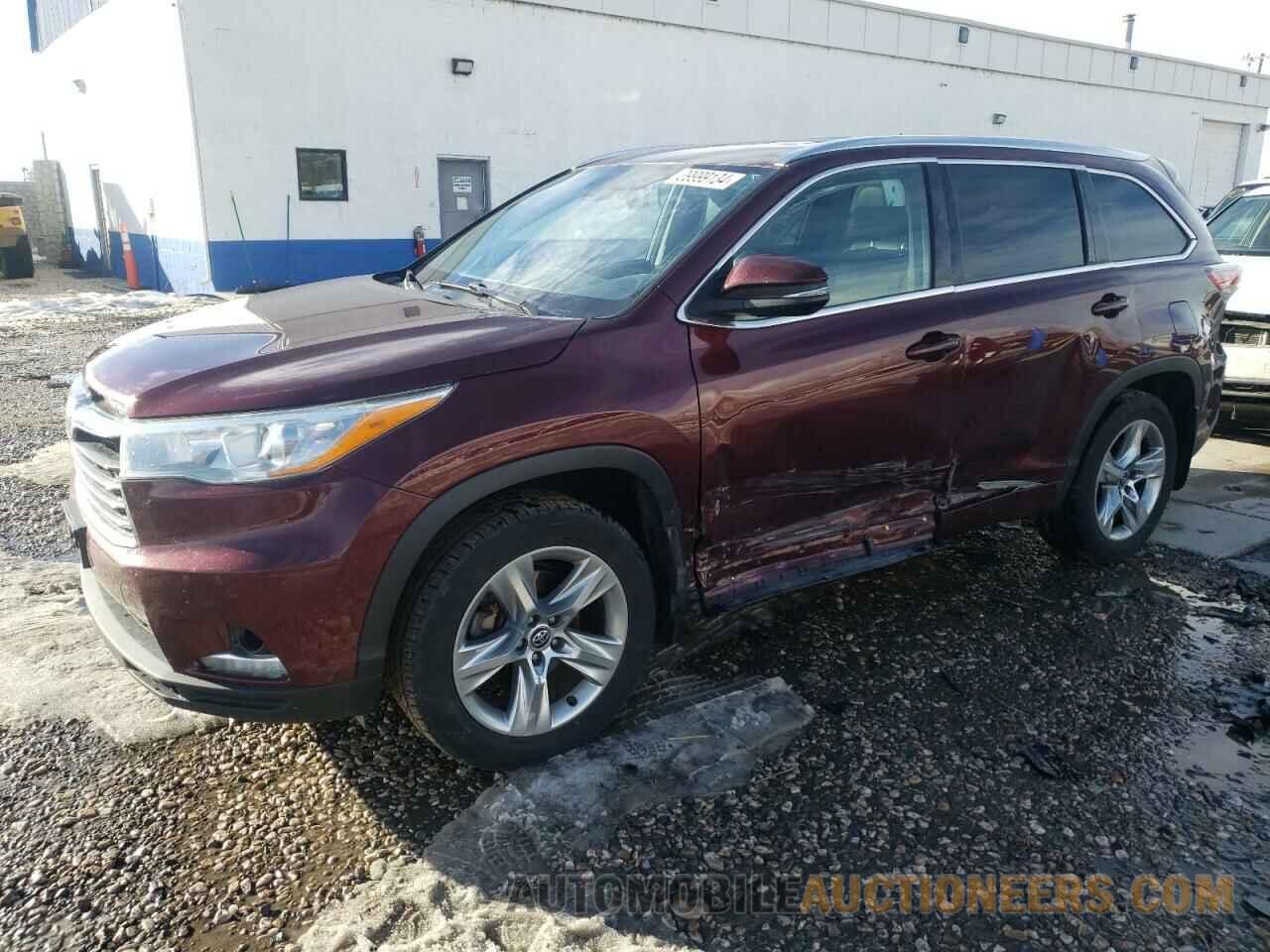 5TDDKRFH1GS312140 TOYOTA HIGHLANDER 2016