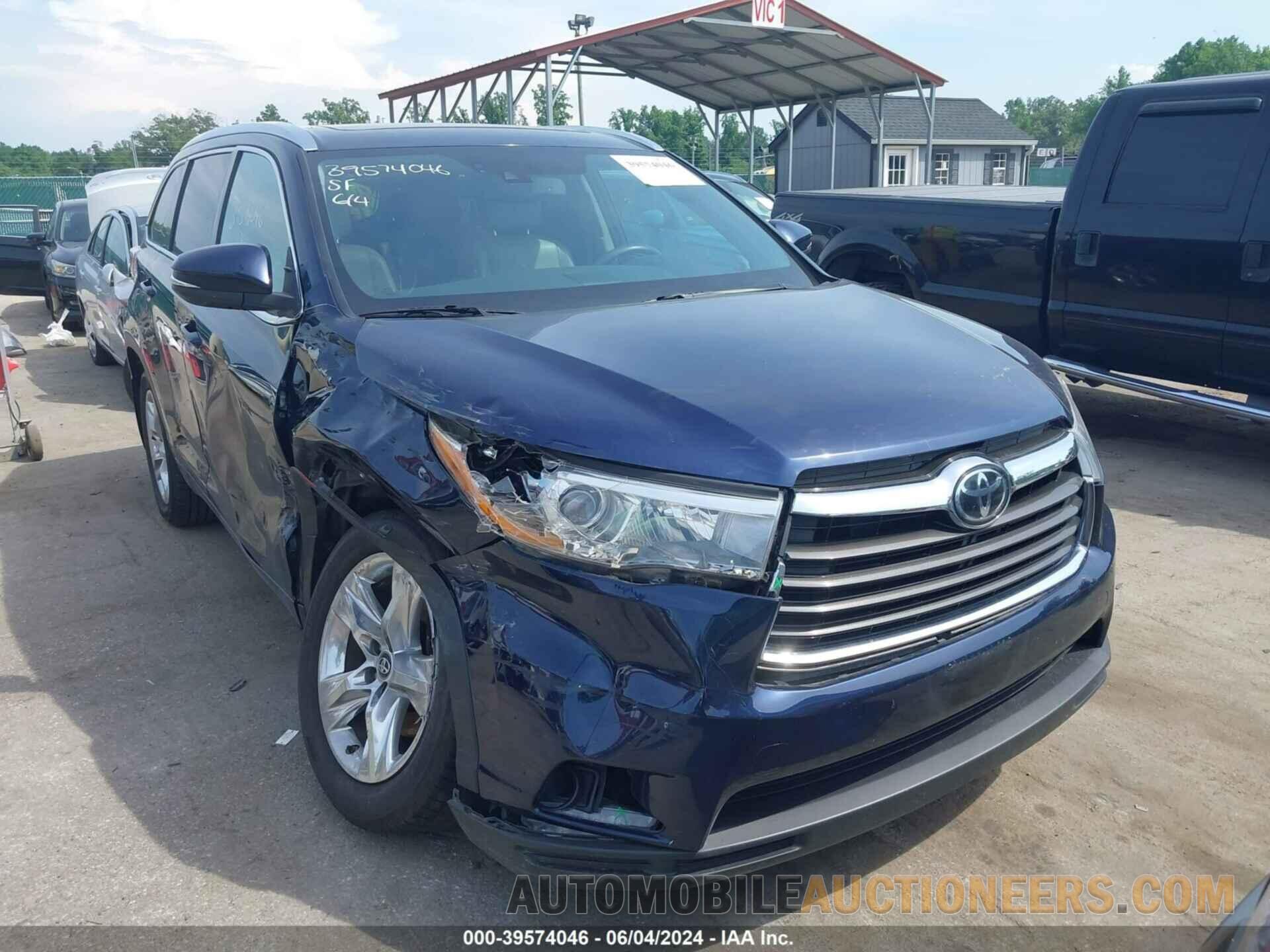 5TDDKRFH1GS320044 TOYOTA HIGHLANDER 2016