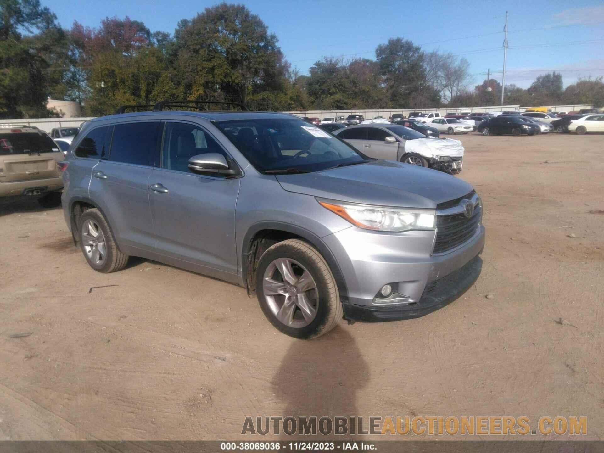 5TDDKRFH2FS073177 TOYOTA HIGHLANDER 2015