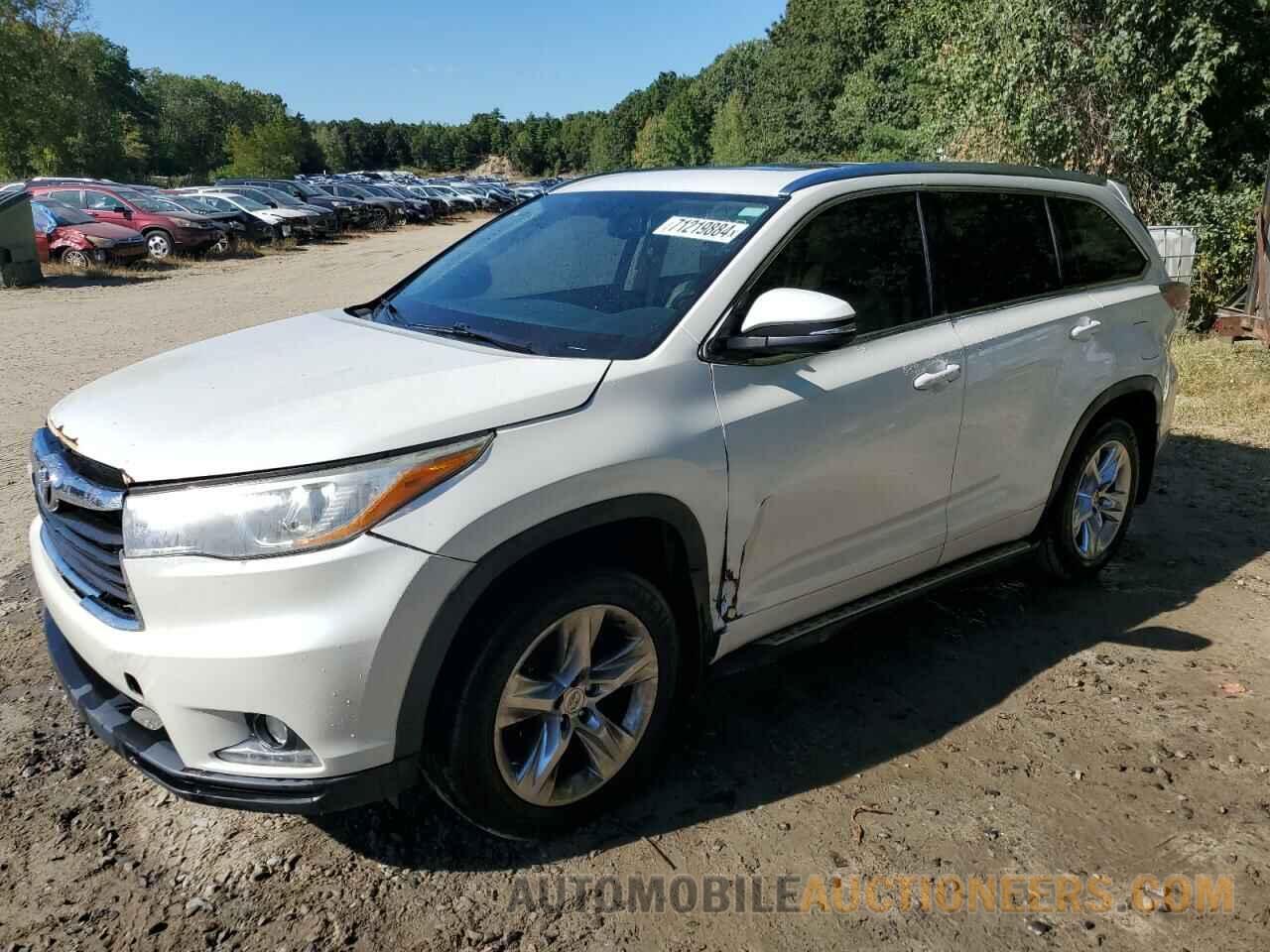 5TDDKRFH2FS082011 TOYOTA HIGHLANDER 2015