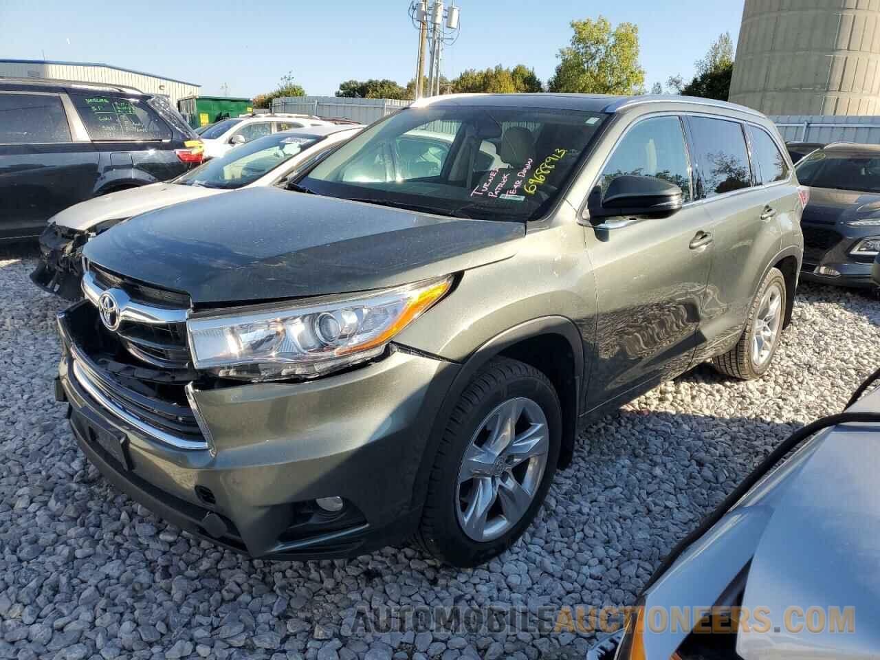 5TDDKRFH2FS103195 TOYOTA HIGHLANDER 2015