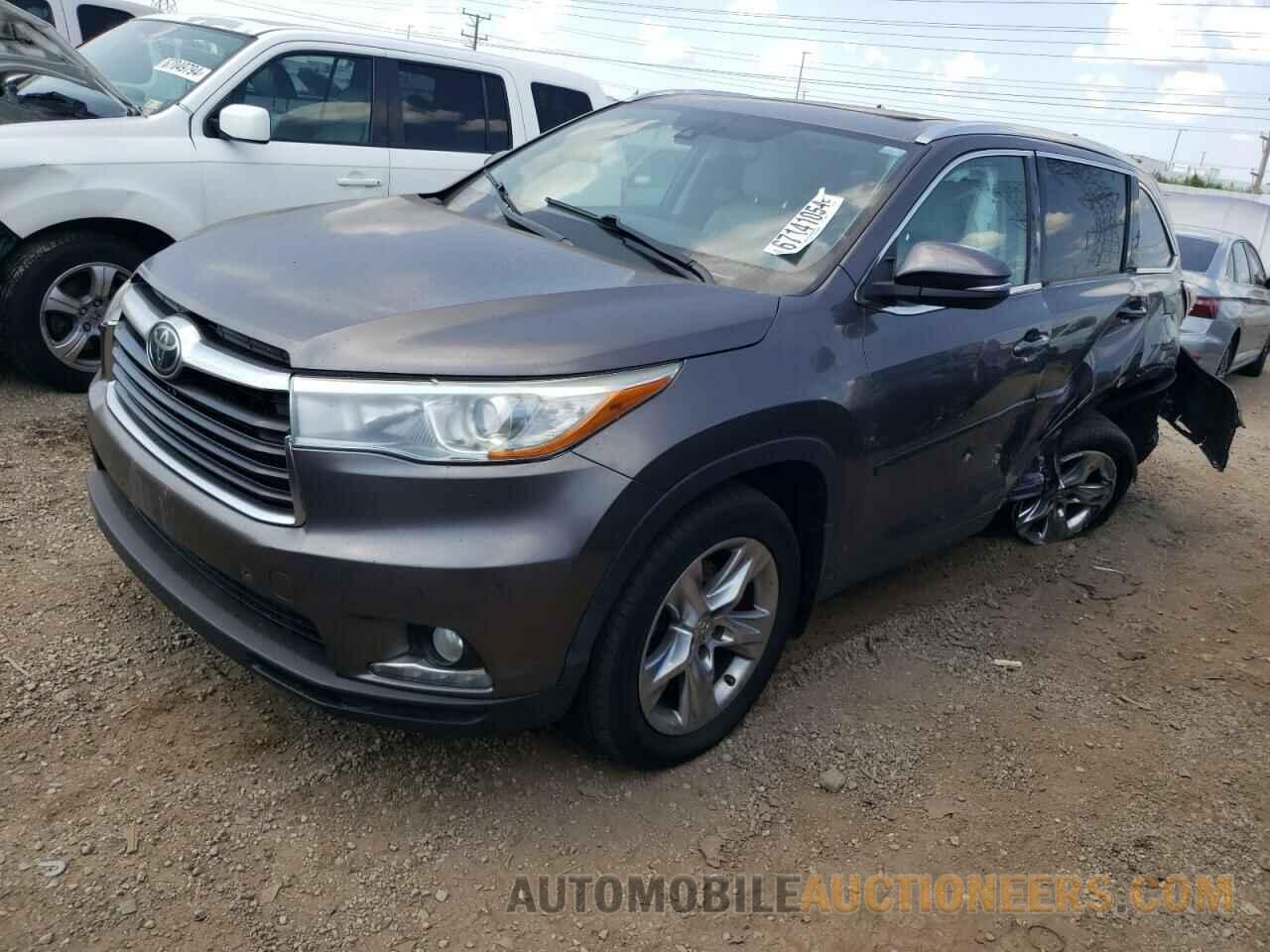 5TDDKRFH2FS125648 TOYOTA HIGHLANDER 2015