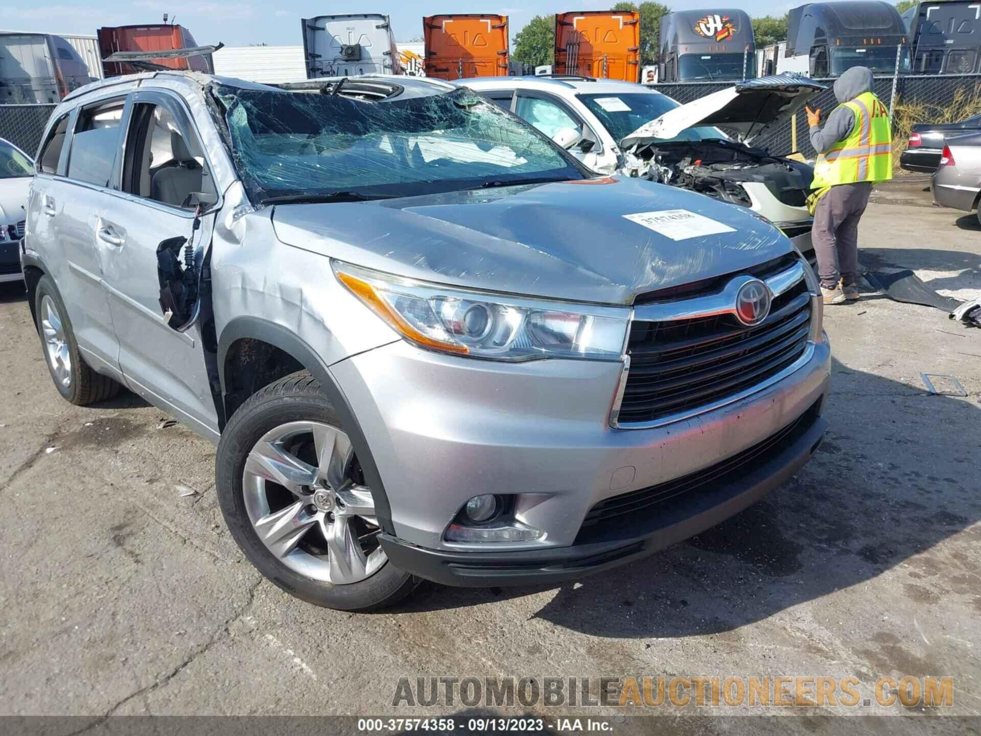 5TDDKRFH2FS169617 TOYOTA HIGHLANDER 2015