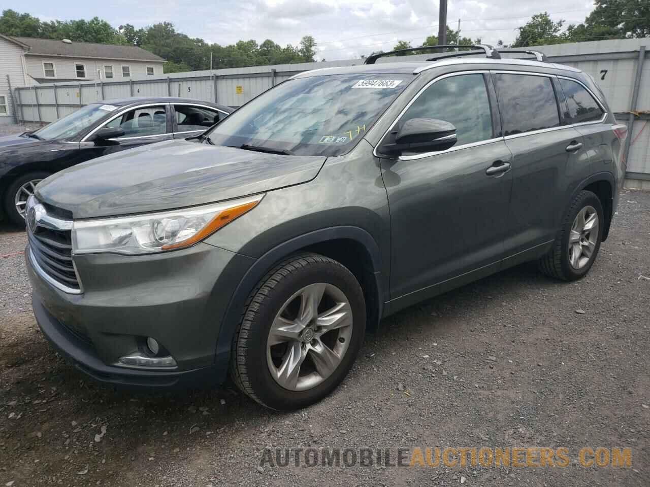 5TDDKRFH2FS186885 TOYOTA HIGHLANDER 2015