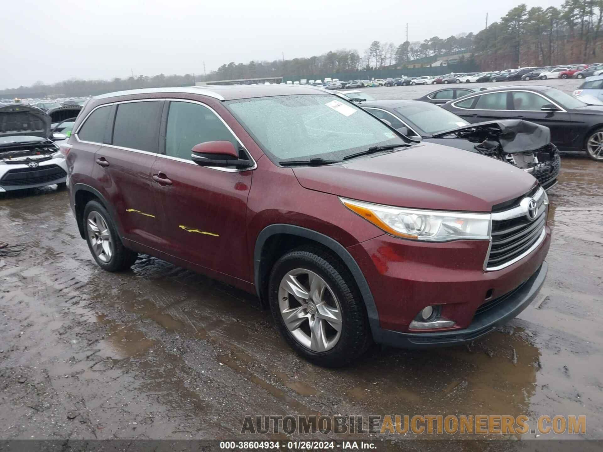 5TDDKRFH2FS189690 TOYOTA HIGHLANDER 2015