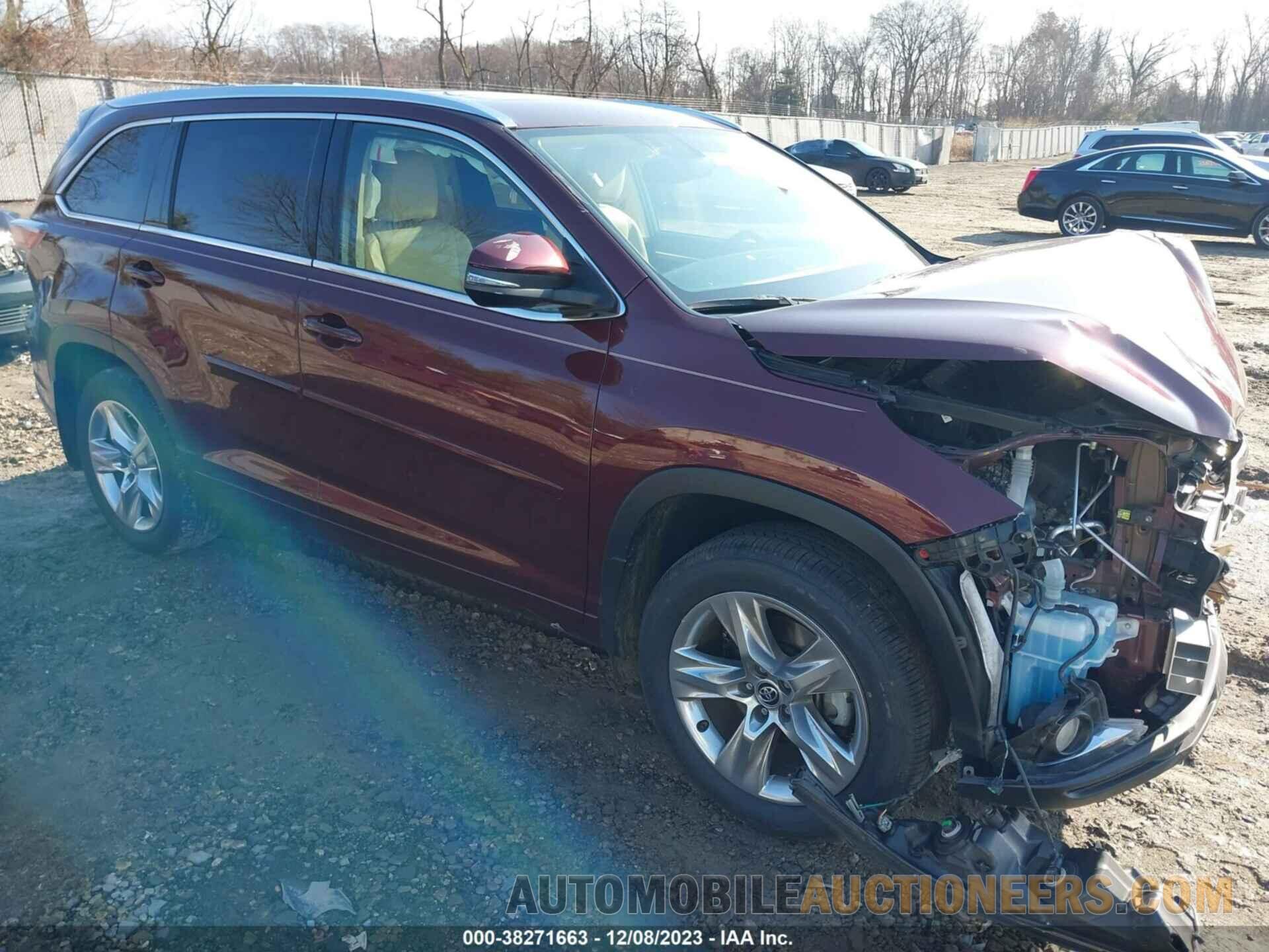 5TDDKRFH2GS256483 TOYOTA HIGHLANDER 2016