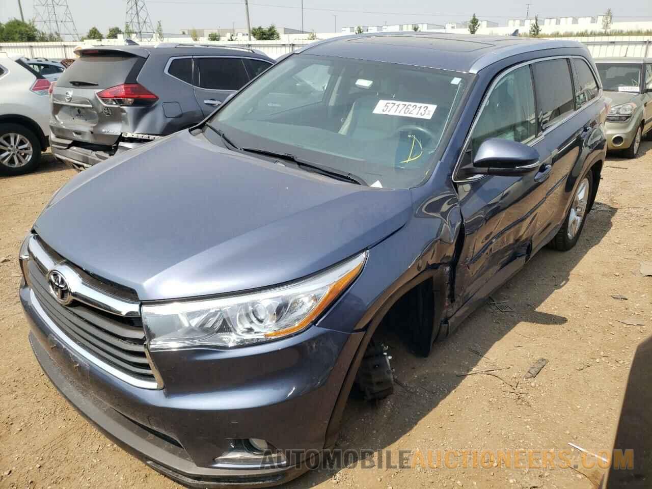 5TDDKRFH2GS262316 TOYOTA HIGHLANDER 2016