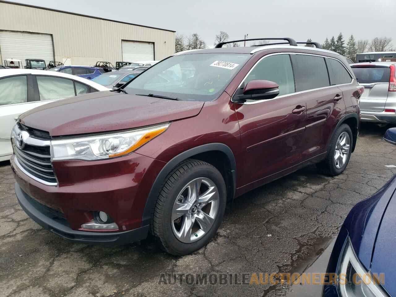 5TDDKRFH2GS329156 TOYOTA HIGHLANDER 2016