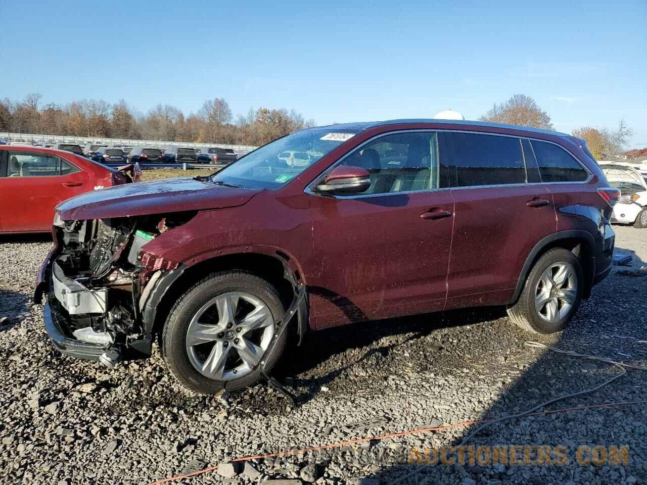 5TDDKRFH2GS329495 TOYOTA HIGHLANDER 2016