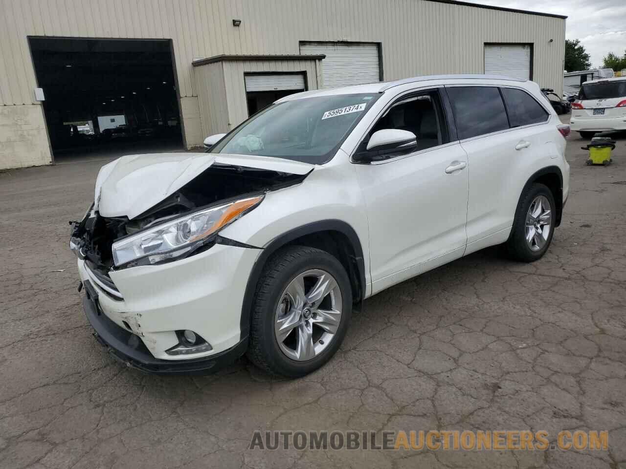 5TDDKRFH2GS348435 TOYOTA HIGHLANDER 2016