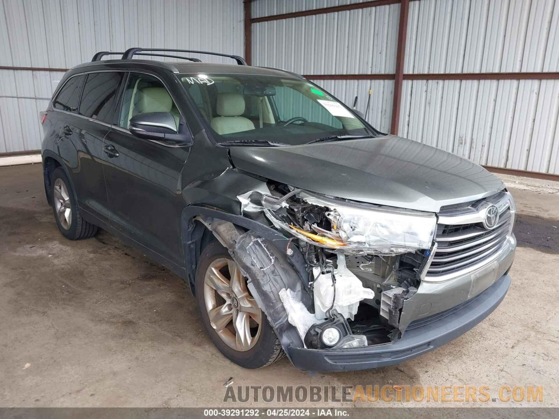 5TDDKRFH2GS355112 TOYOTA HIGHLANDER 2016