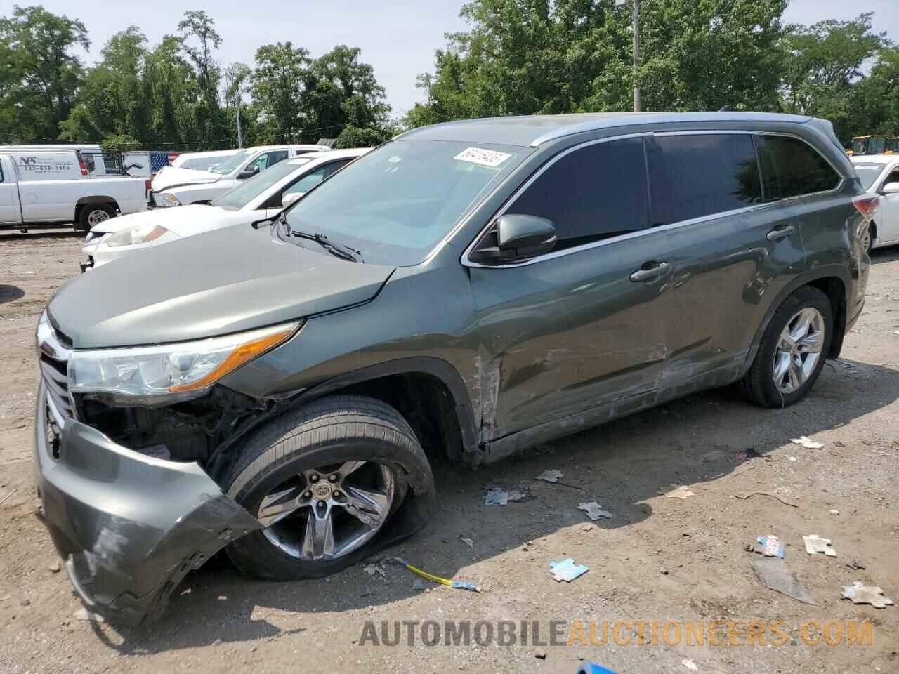 5TDDKRFH3FS103805 TOYOTA HIGHLANDER 2015