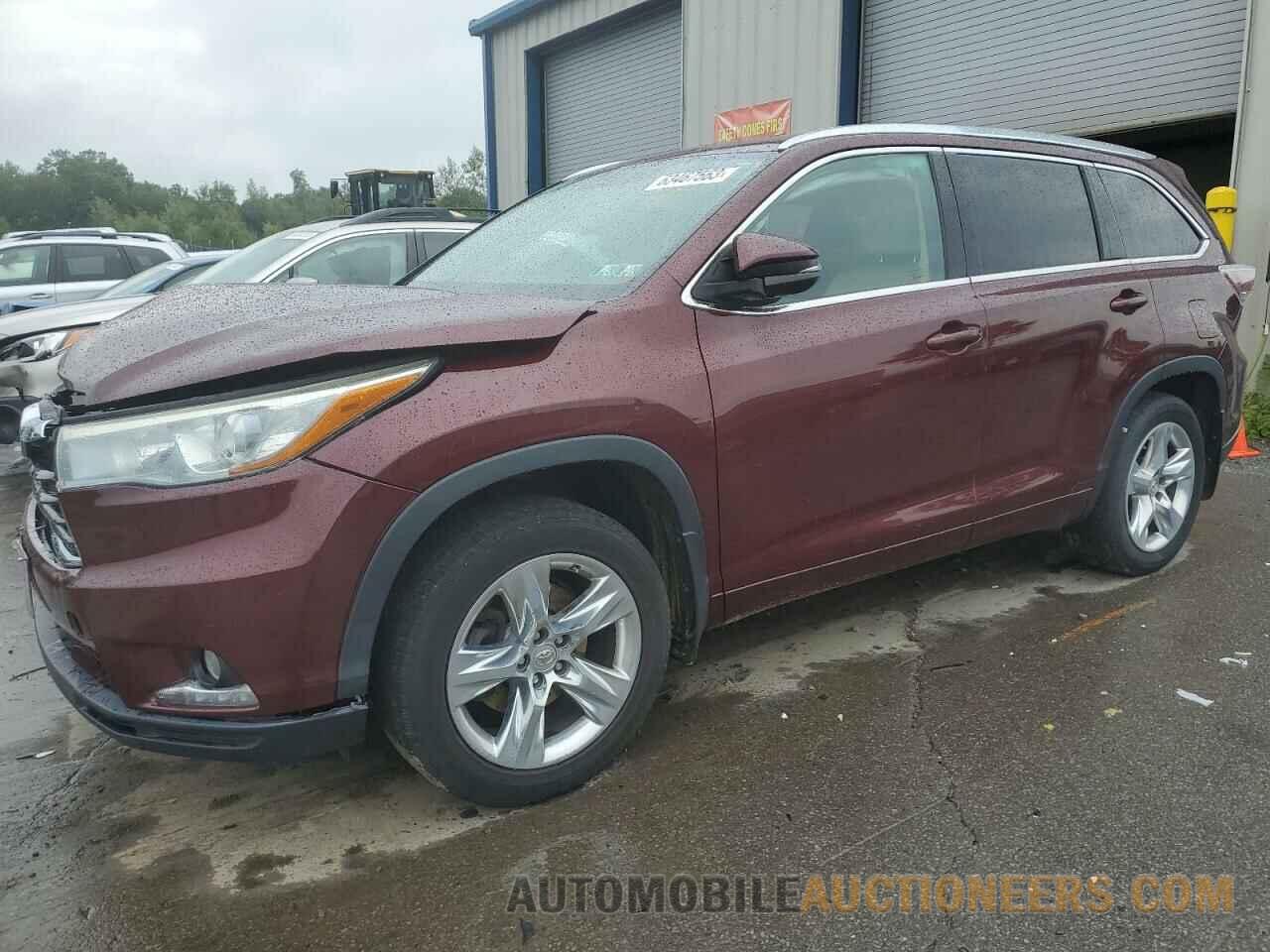 5TDDKRFH3FS125450 TOYOTA HIGHLANDER 2015