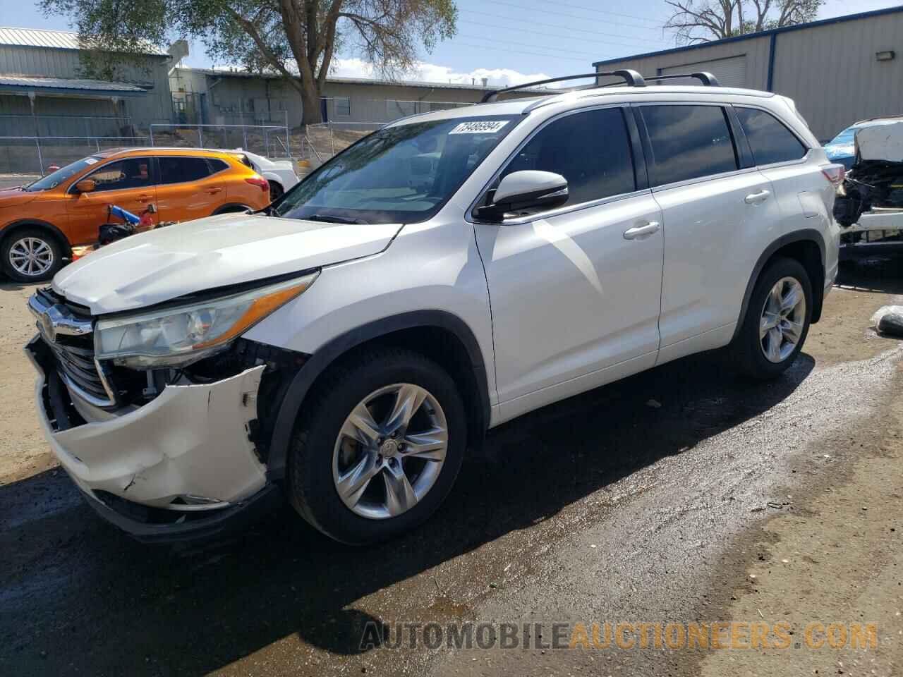 5TDDKRFH3FS141020 TOYOTA HIGHLANDER 2015