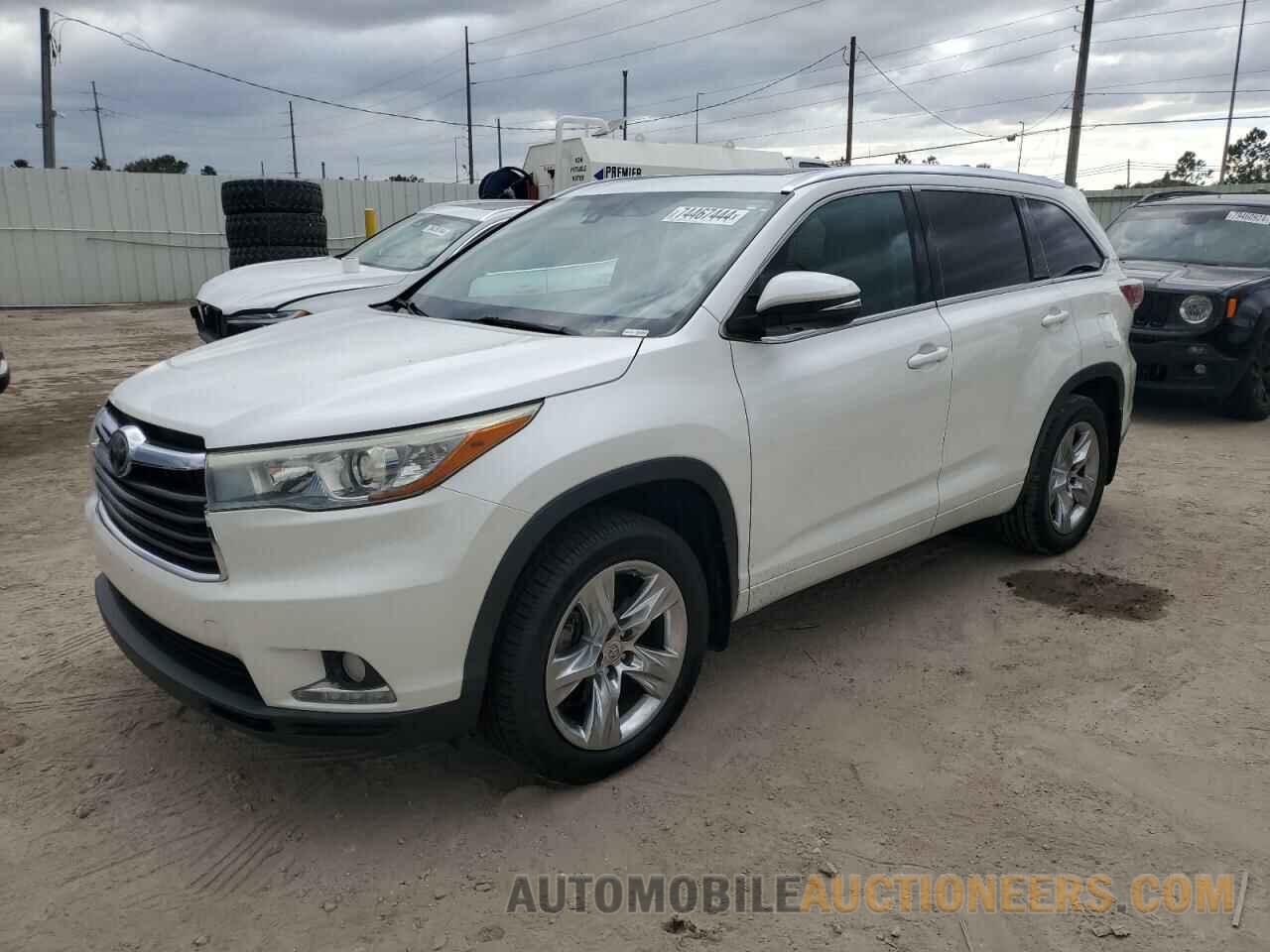 5TDDKRFH3FS193747 TOYOTA HIGHLANDER 2015