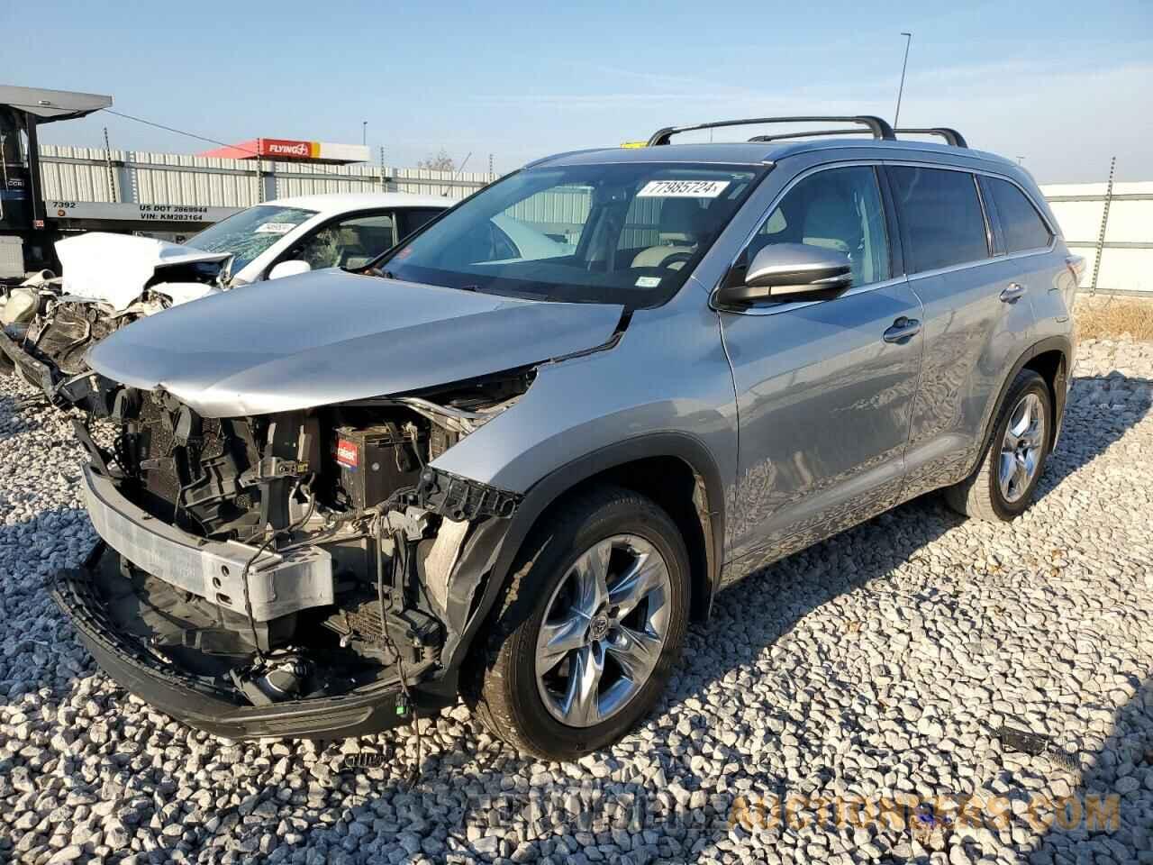 5TDDKRFH3FS196888 TOYOTA HIGHLANDER 2015