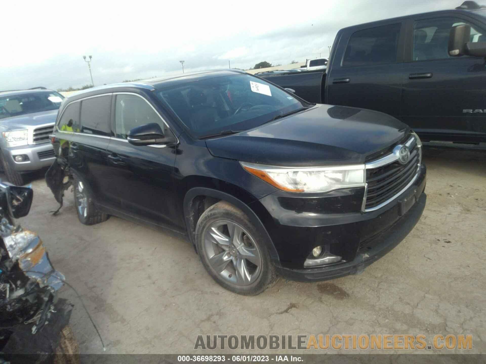 5TDDKRFH3FS222132 TOYOTA HIGHLANDER 2015