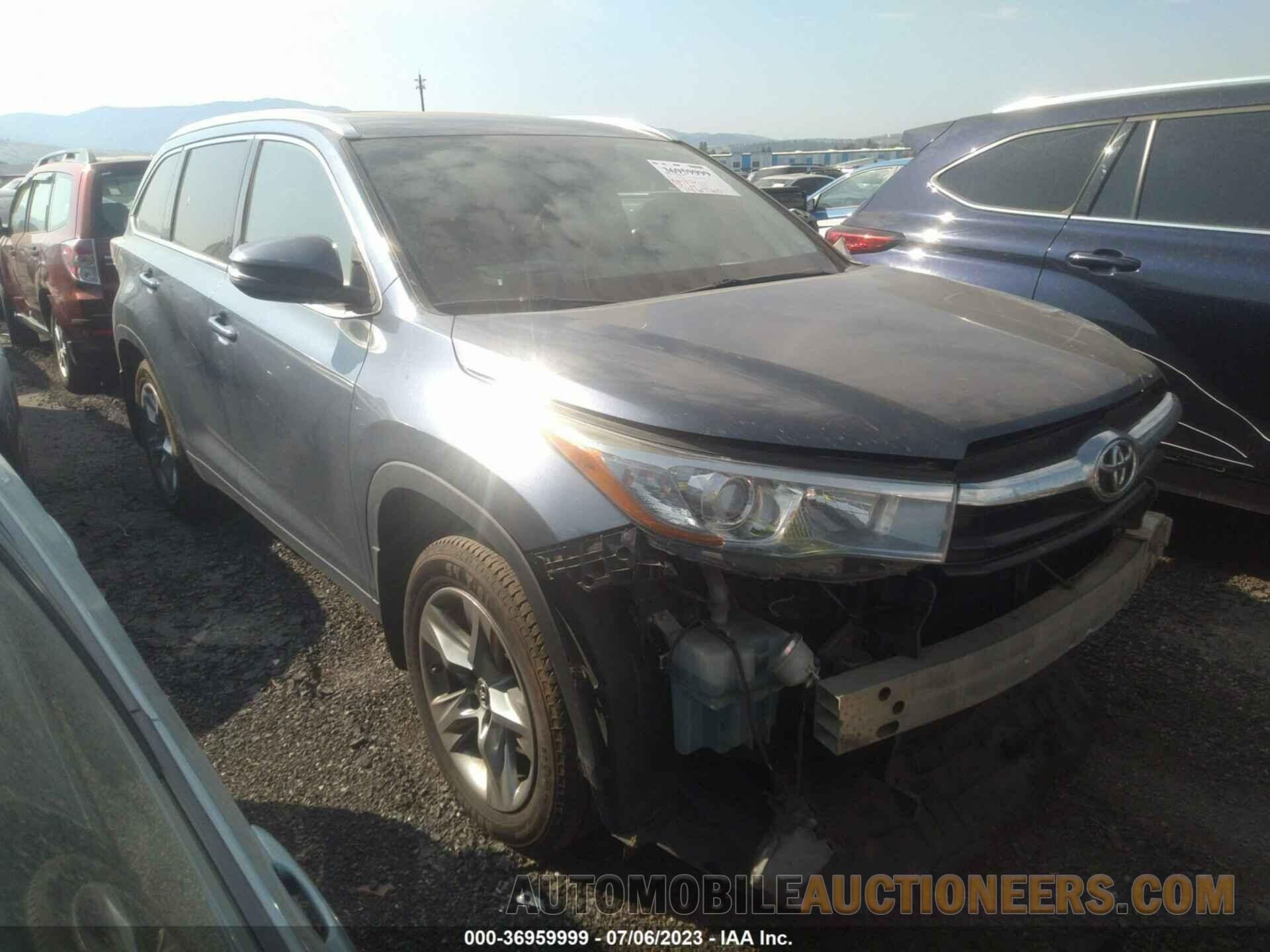 5TDDKRFH3GS302984 TOYOTA HIGHLANDER 2016