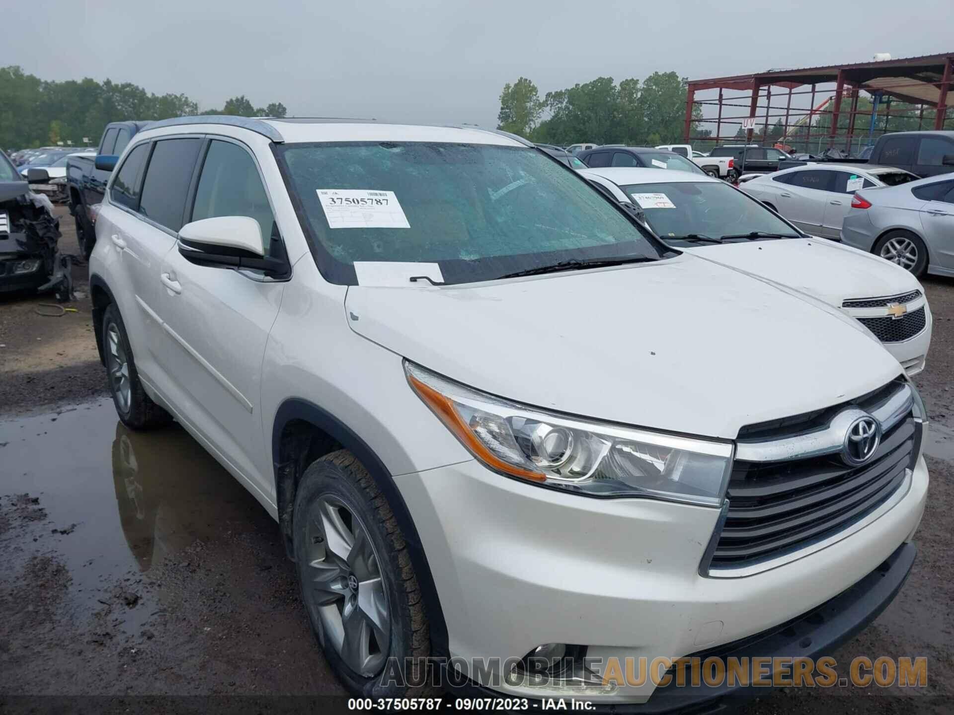 5TDDKRFH3GS308557 TOYOTA HIGHLANDER 2016