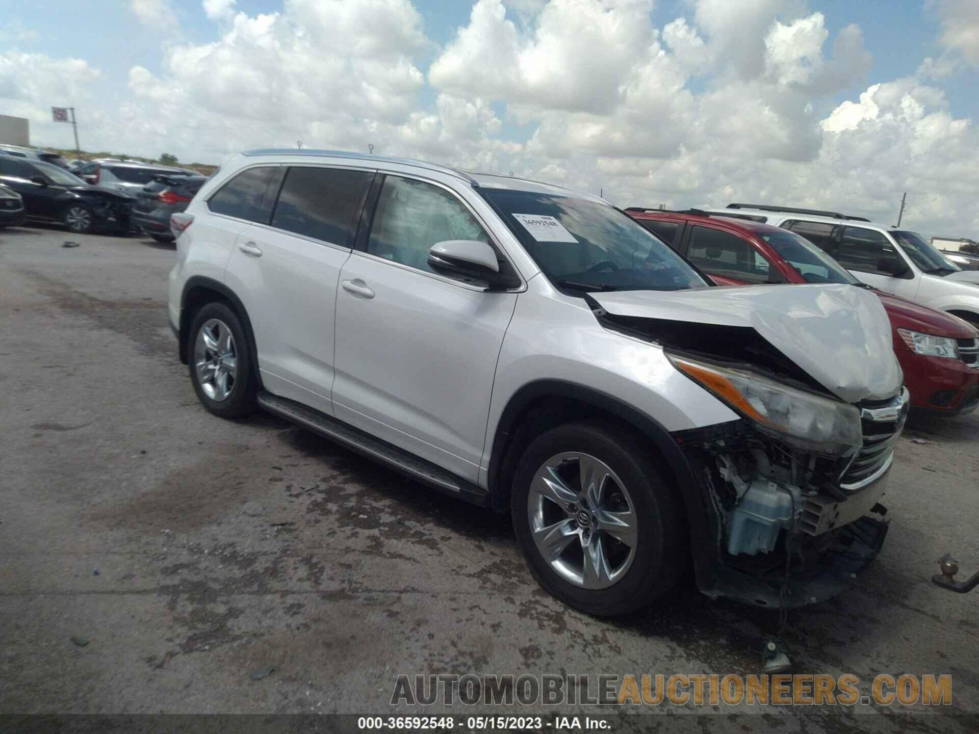 5TDDKRFH3GS325388 TOYOTA HIGHLANDER 2016