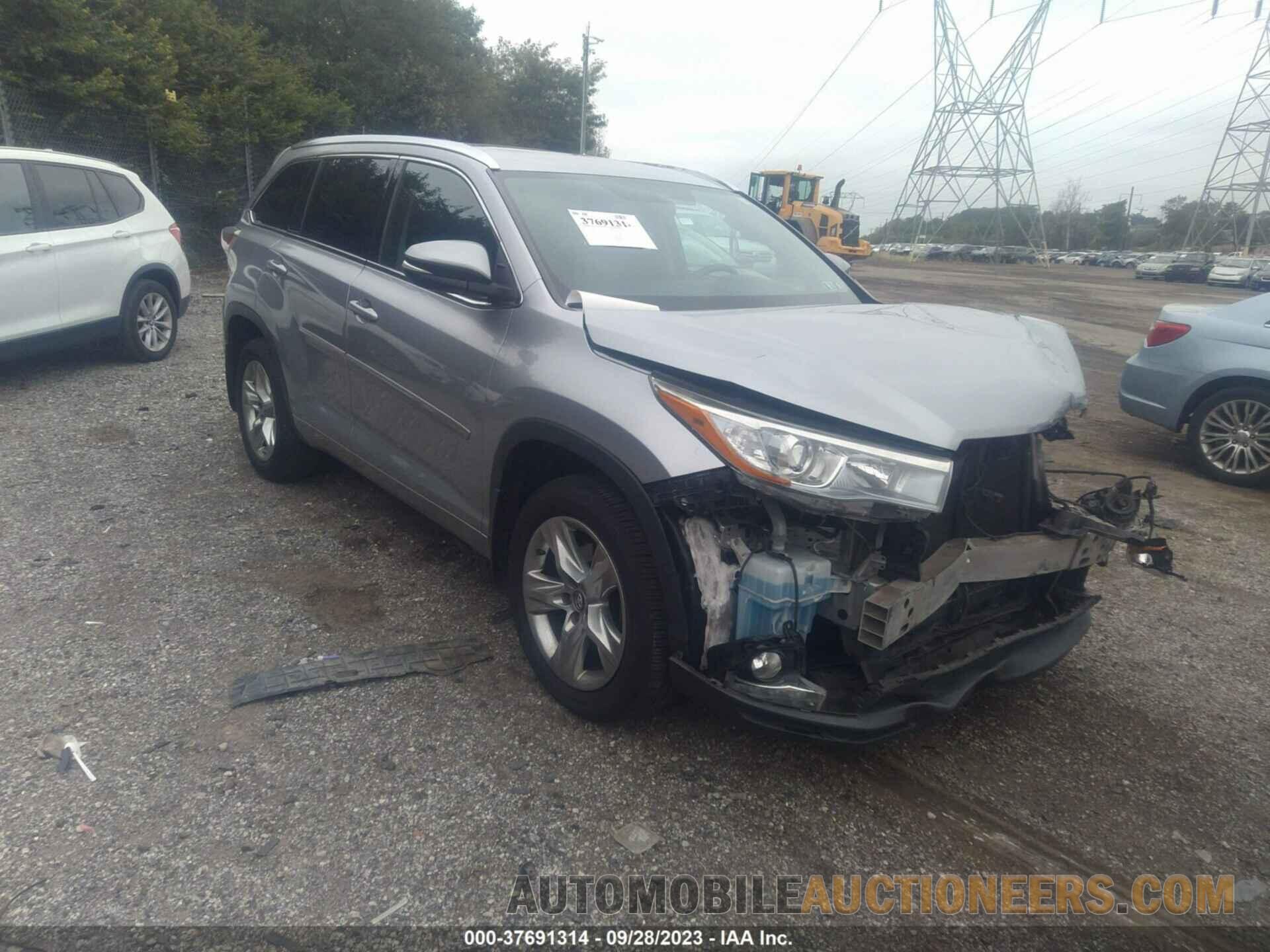 5TDDKRFH3GS331420 TOYOTA HIGHLANDER 2016