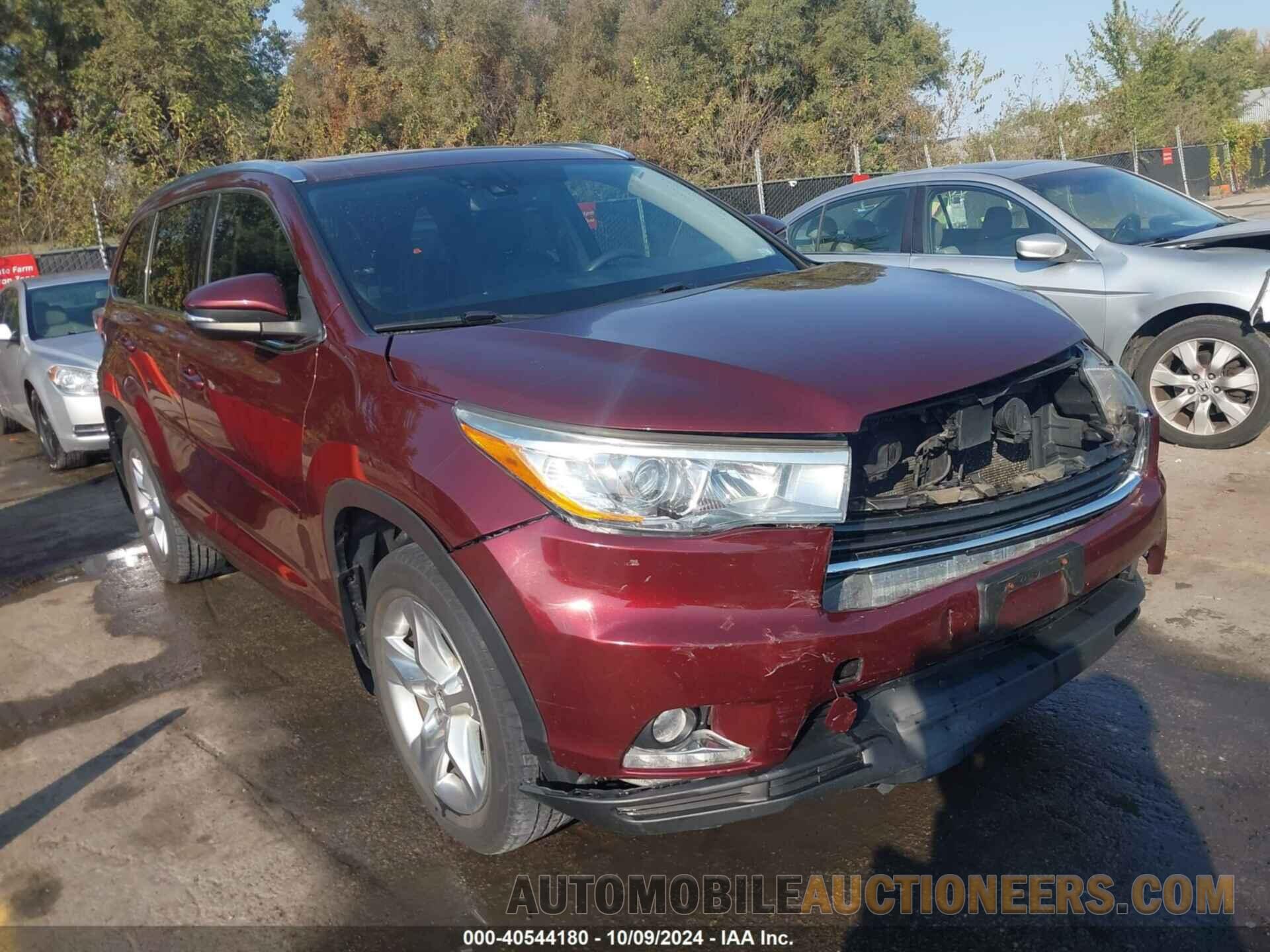 5TDDKRFH3GS354390 TOYOTA HIGHLANDER 2016