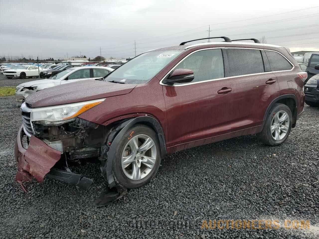 5TDDKRFH4FS131127 TOYOTA HIGHLANDER 2015