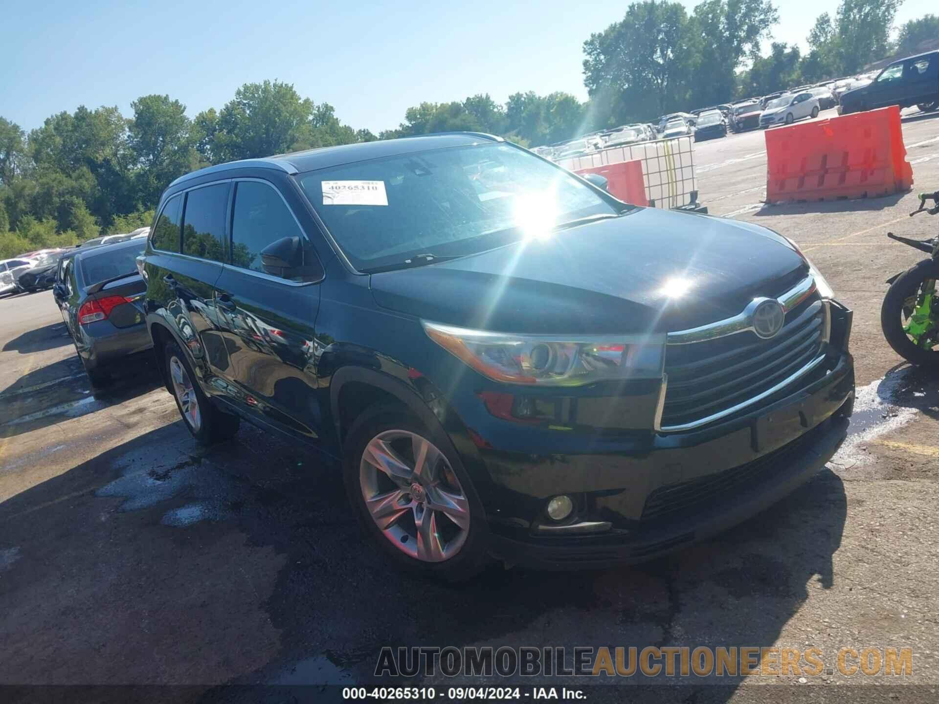 5TDDKRFH4FS145724 TOYOTA HIGHLANDER 2015