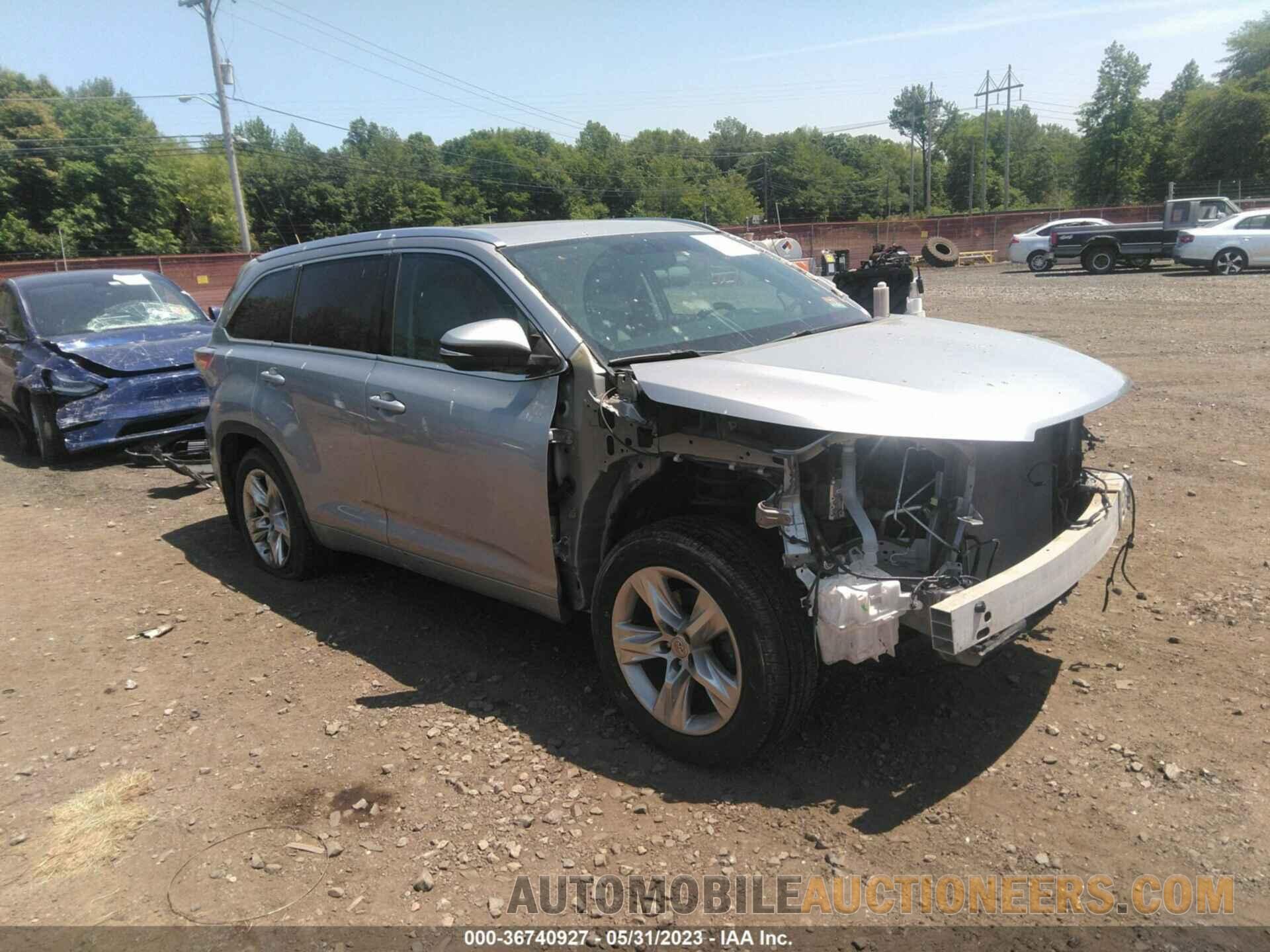 5TDDKRFH4FS157923 TOYOTA HIGHLANDER 2015