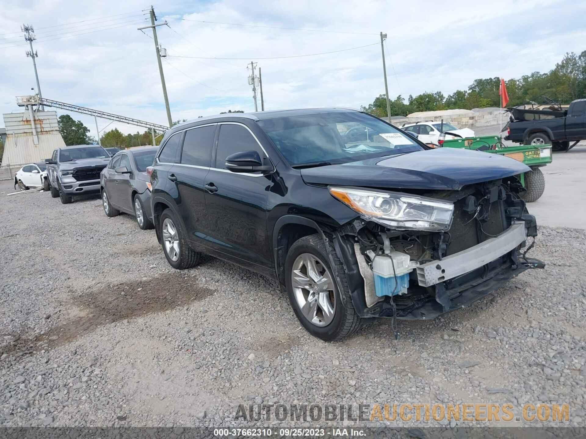 5TDDKRFH4FS170803 TOYOTA HIGHLANDER 2015