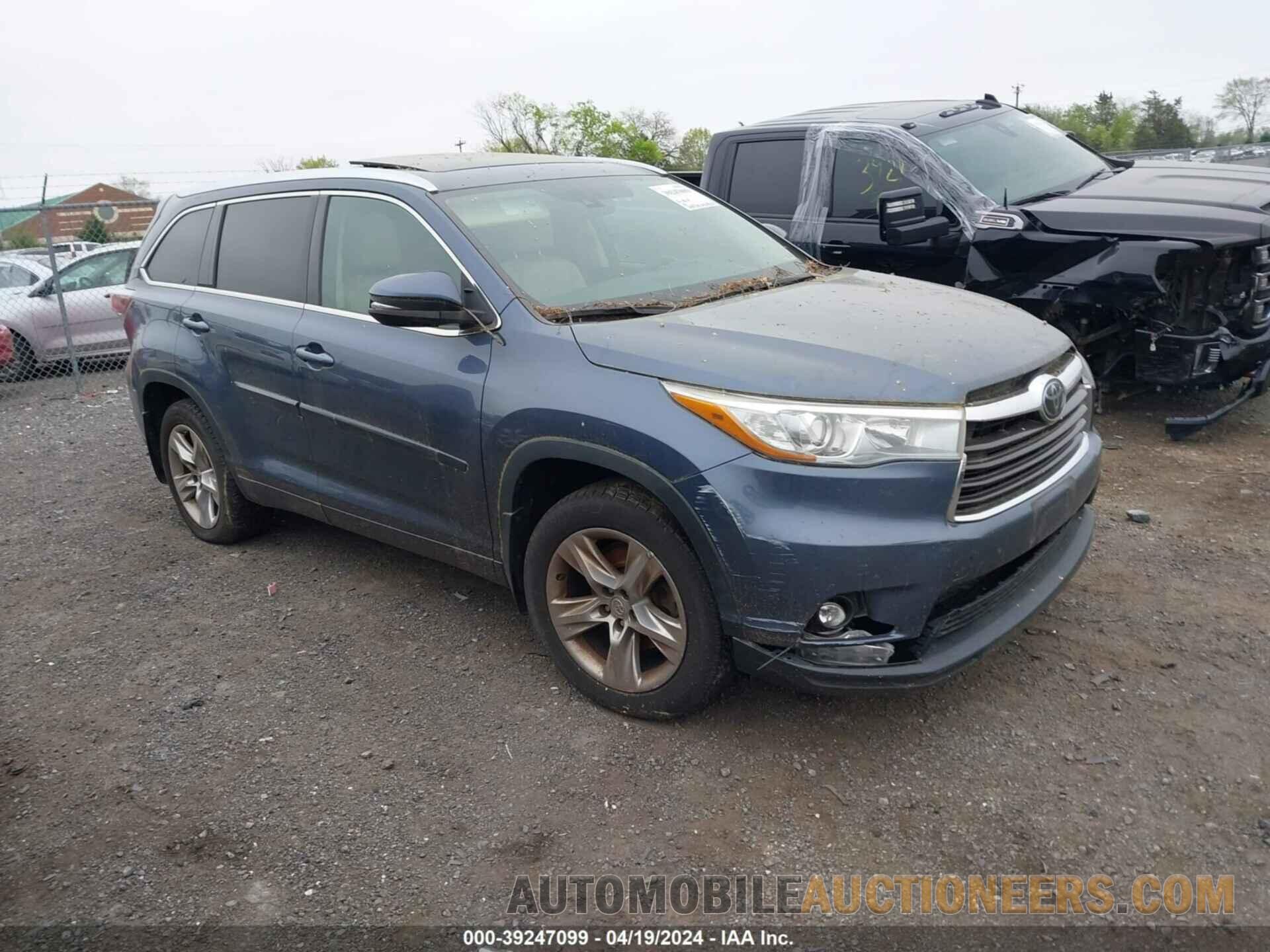 5TDDKRFH4FS186421 TOYOTA HIGHLANDER 2015