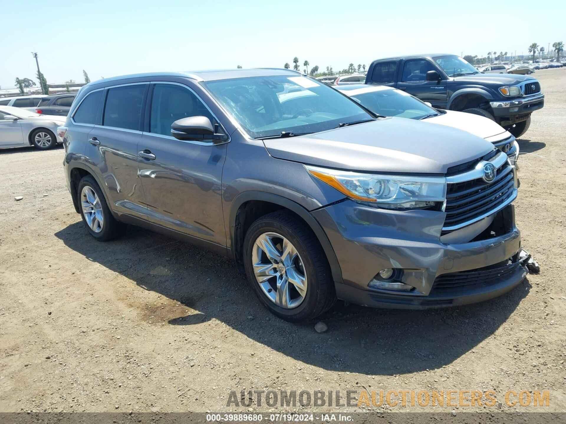 5TDDKRFH4FS194390 TOYOTA HIGHLANDER 2015