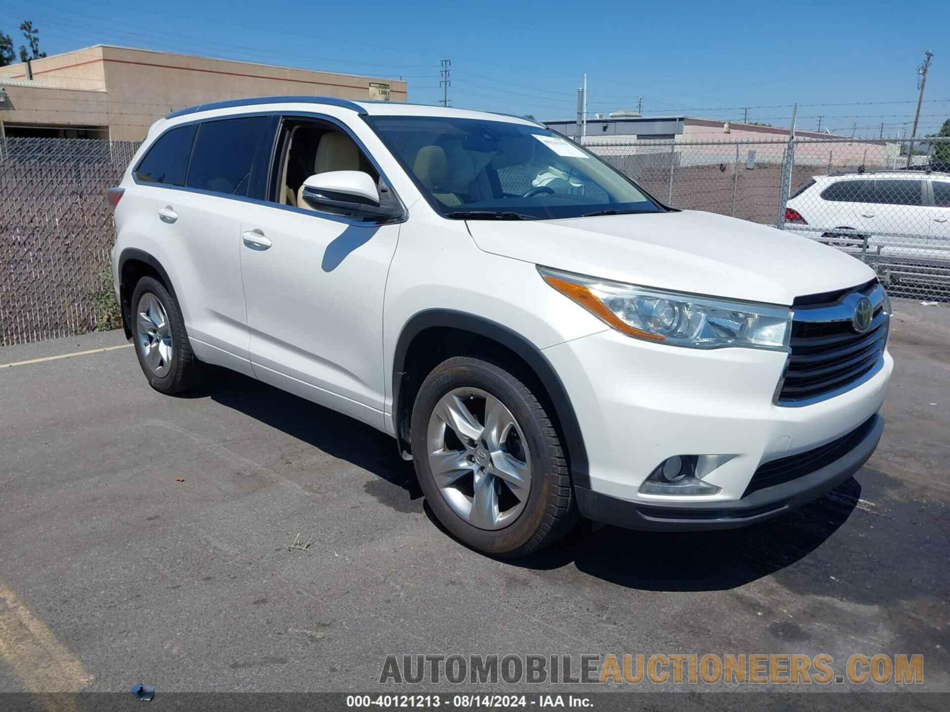 5TDDKRFH4FS201628 TOYOTA HIGHLANDER 2015