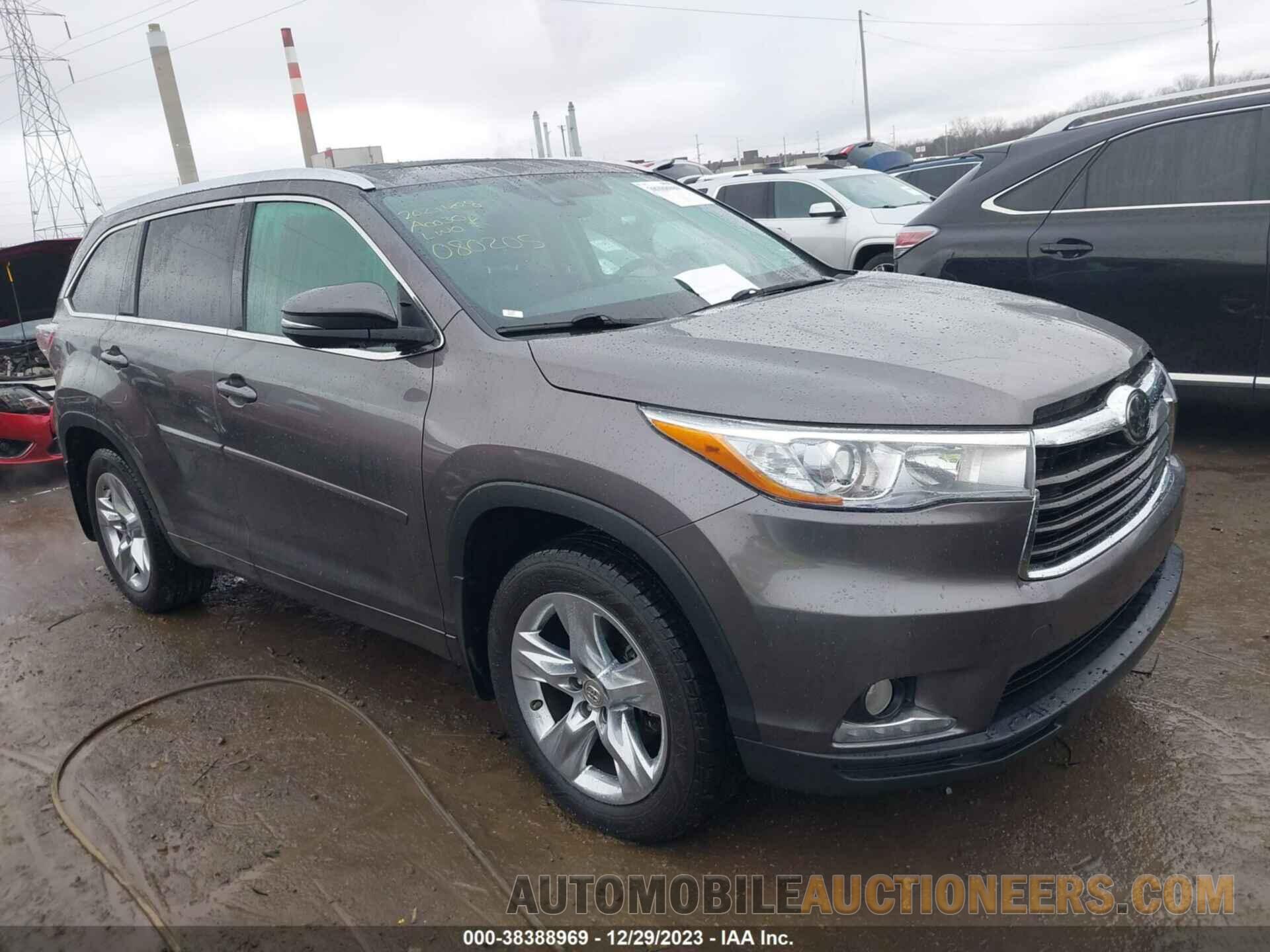 5TDDKRFH5FS080205 TOYOTA HIGHLANDER 2015