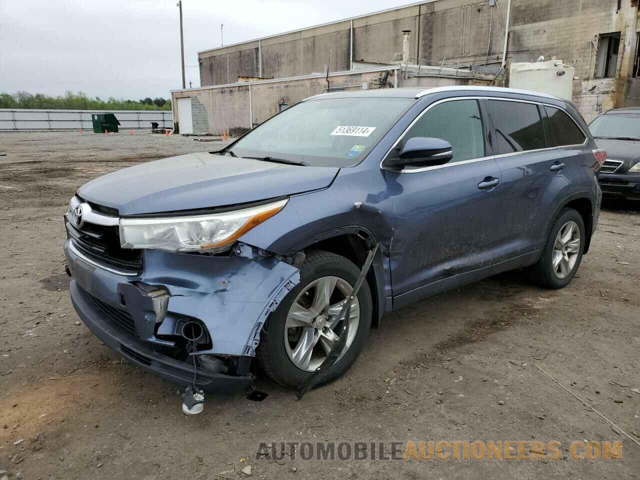 5TDDKRFH5FS087297 TOYOTA HIGHLANDER 2015