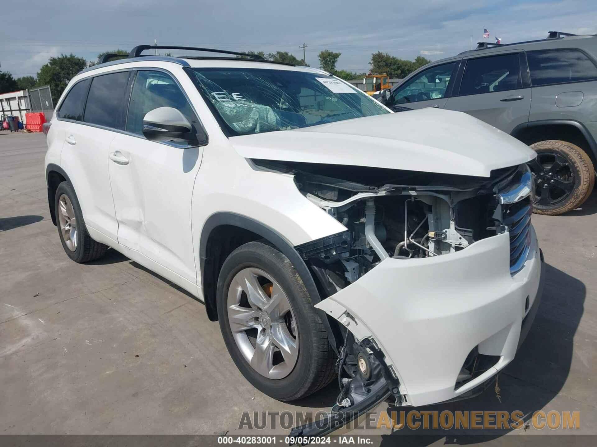 5TDDKRFH5FS124218 TOYOTA HIGHLANDER 2015